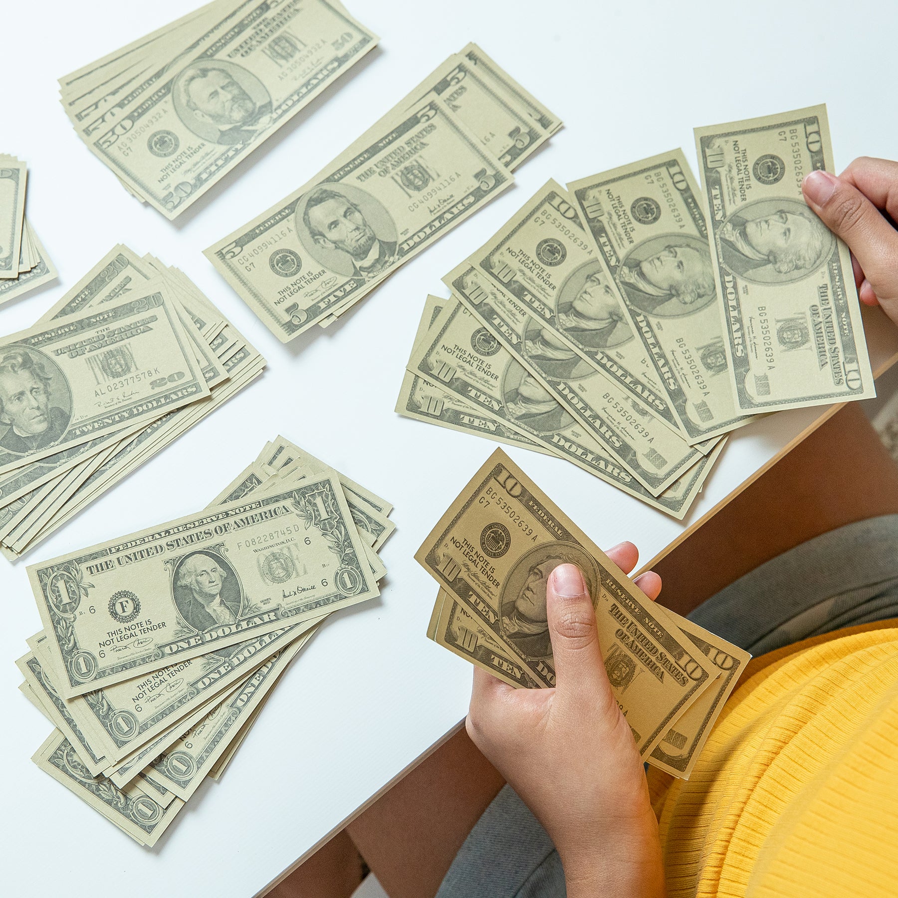 Educational Insights Play Money, Coins & Bills Deluxe Set - Realistic Pretend Currency - Image 3