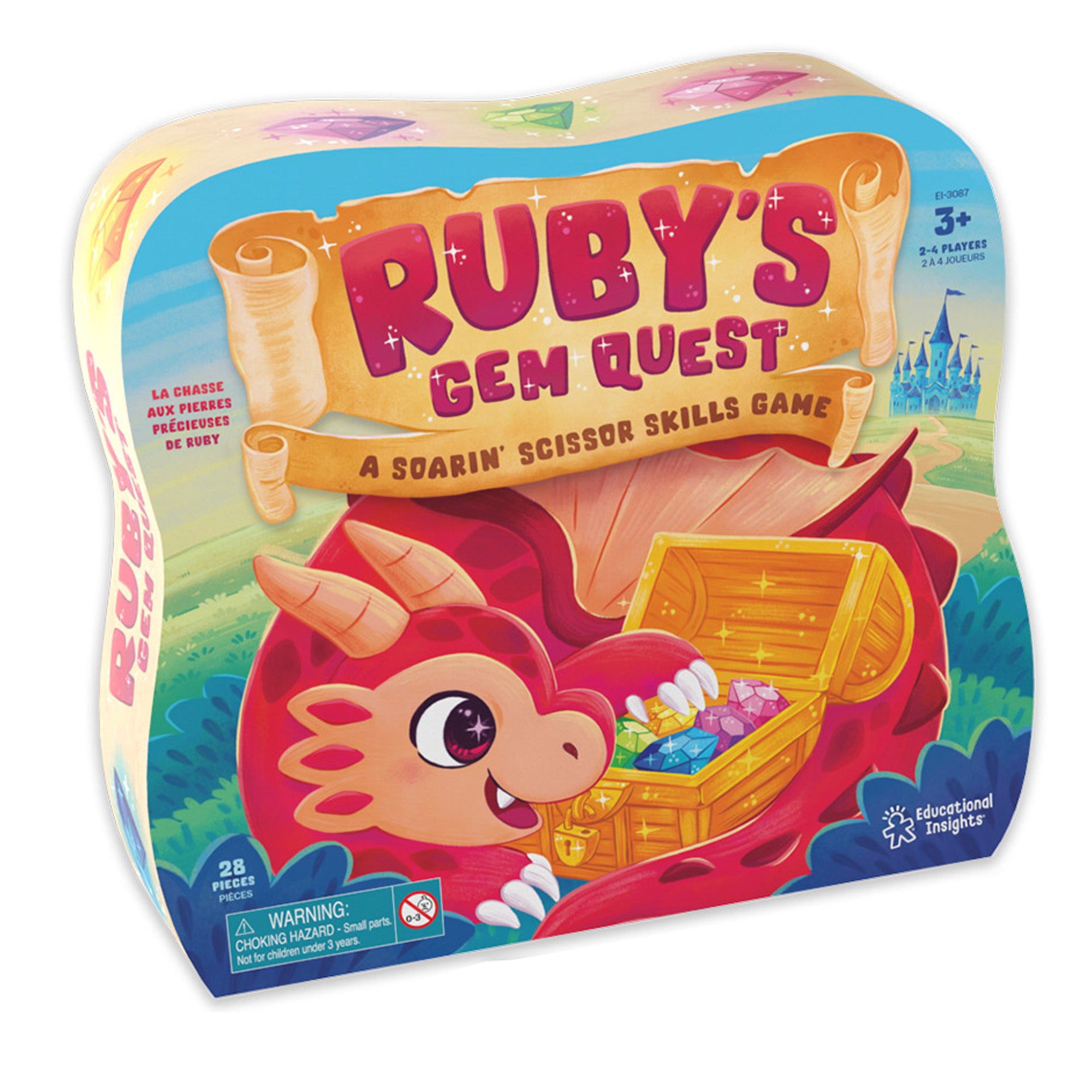 Educational Insights Ruby's Gem Quest Scissor Skills Game - Image 2