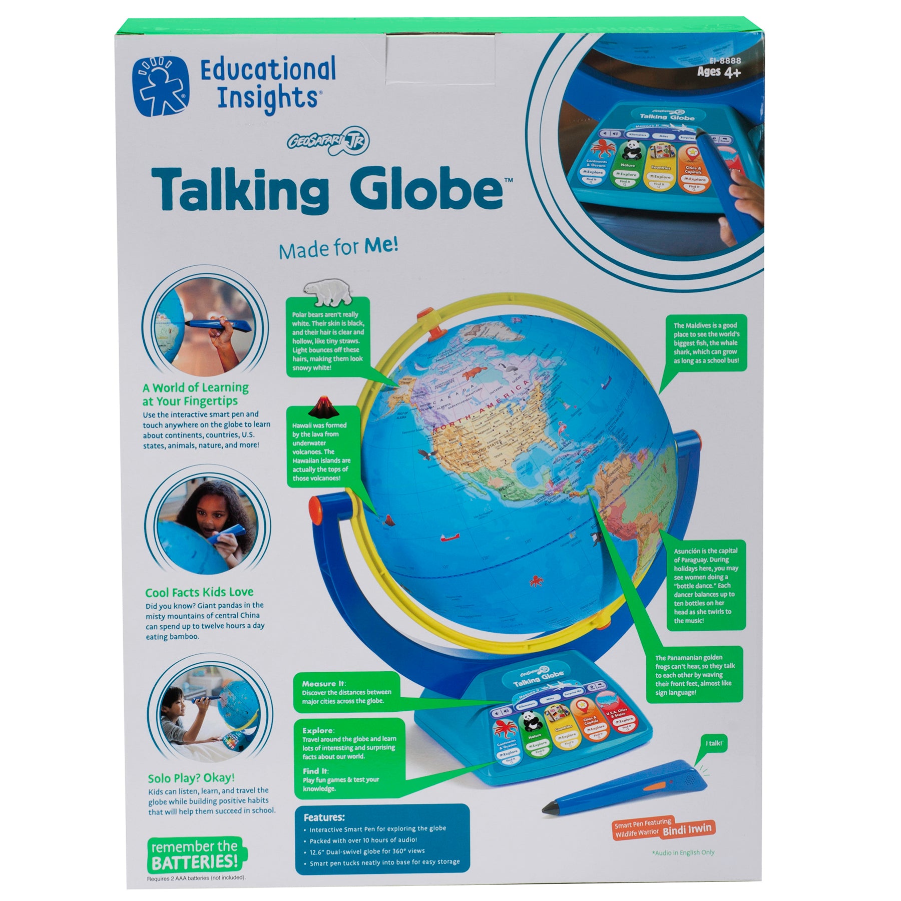 Educational Insights GeoSafari Jr. Talking Globe - Image 3