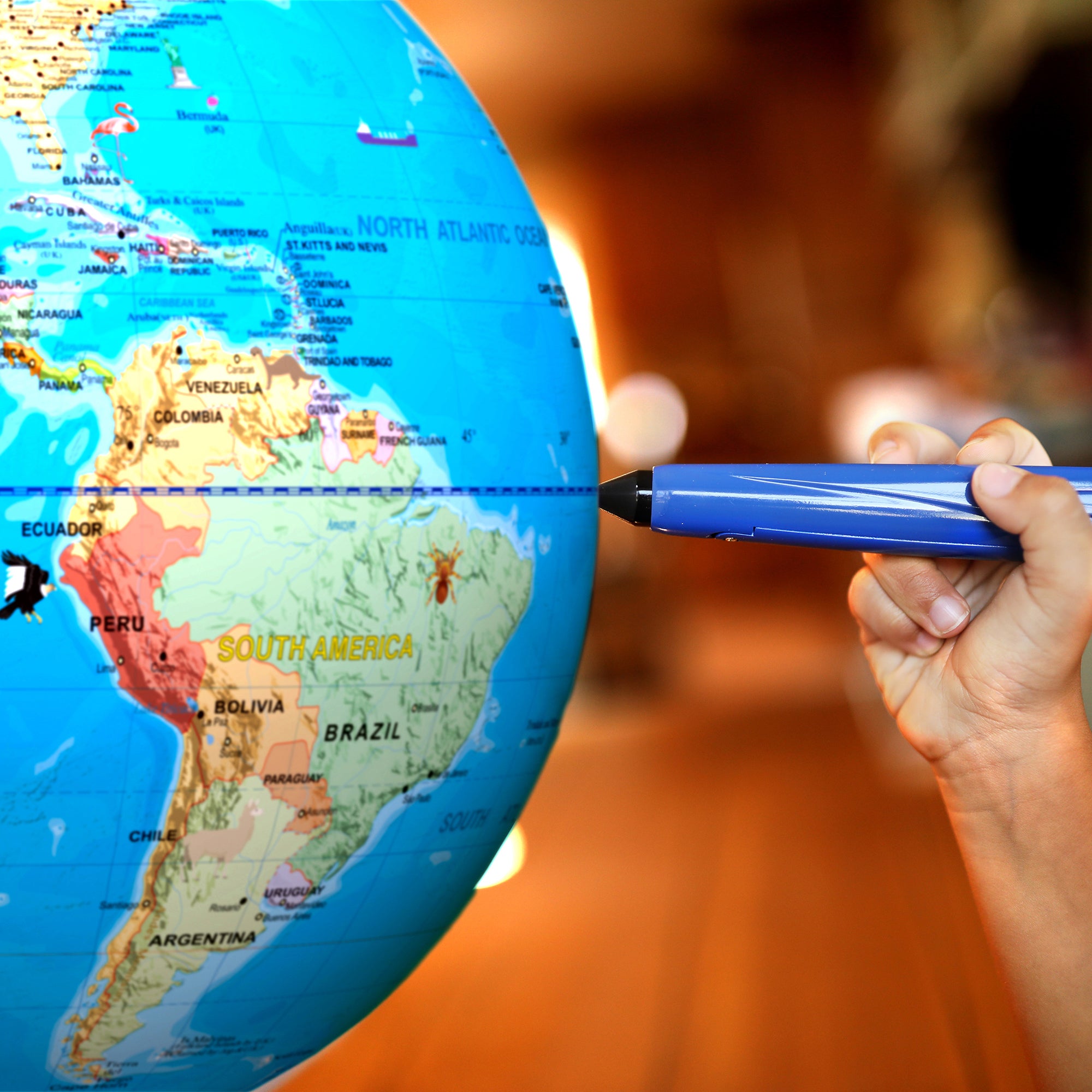Educational Insights GeoSafari Jr. Talking Globe - Image 4