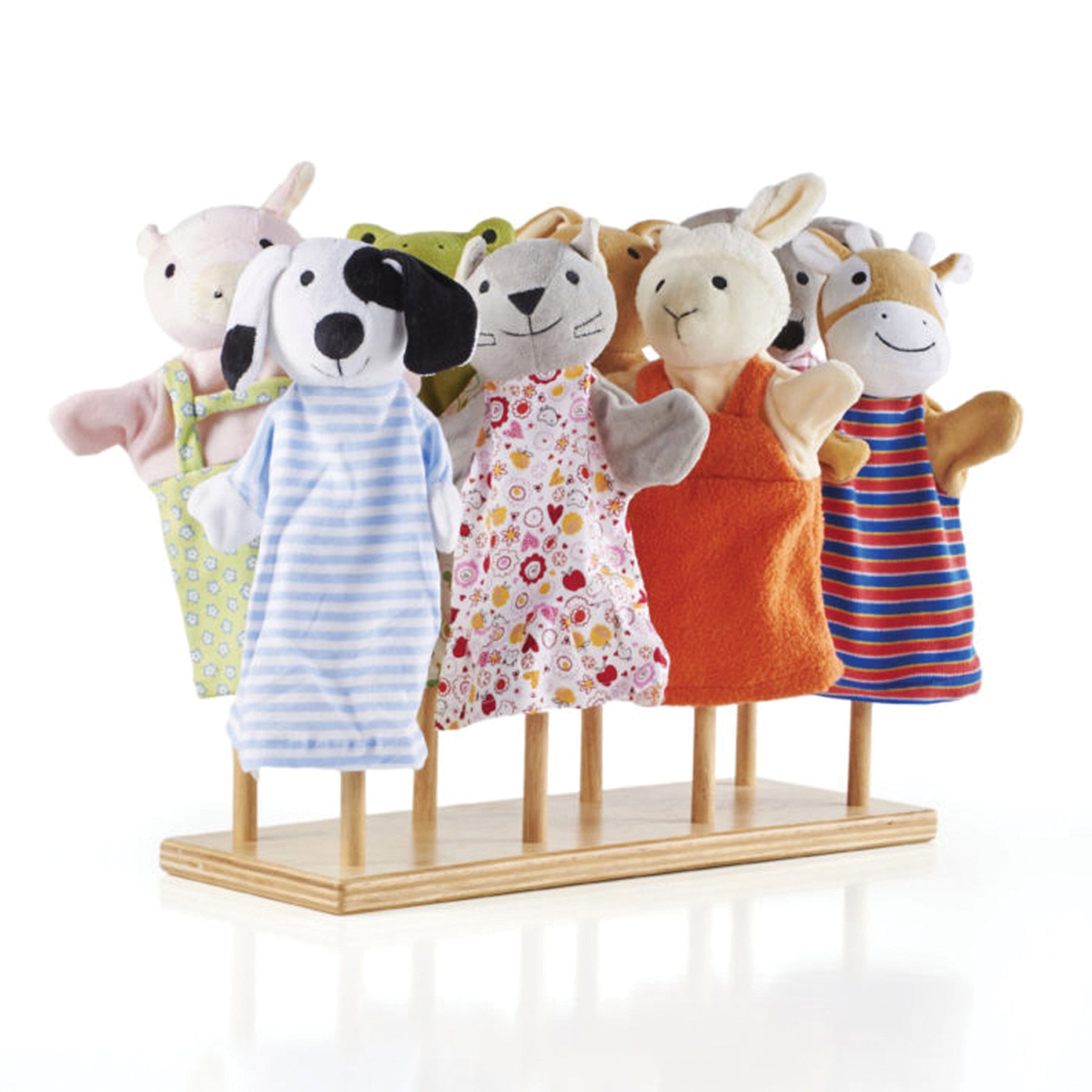 Alternative view of Guidecraft Hardwood Puppet Stand – Puppet Showcase