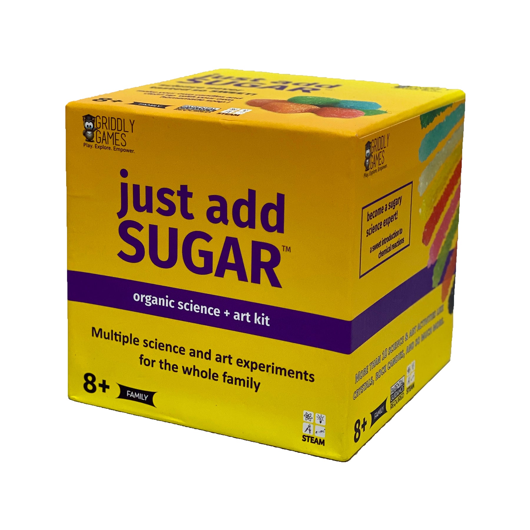Alternative view of Griddly Games Just Add Sugar Science and Art Kit for Kids