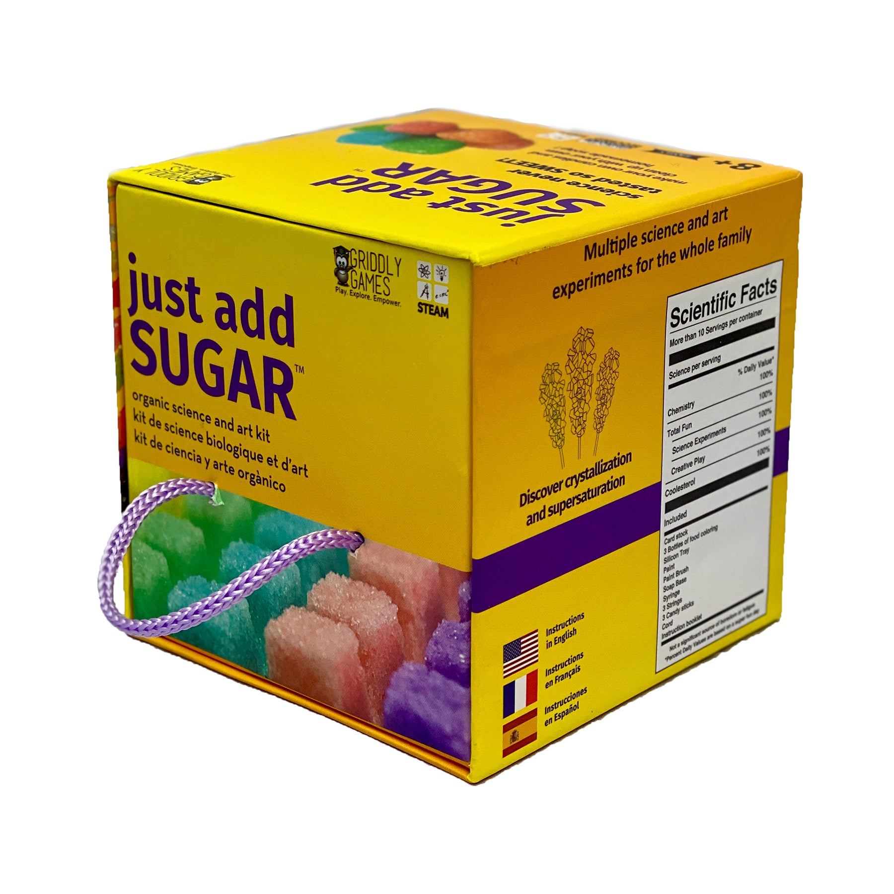 Griddly Games Just Add Sugar Science and Art Kit for Kids - Image 3