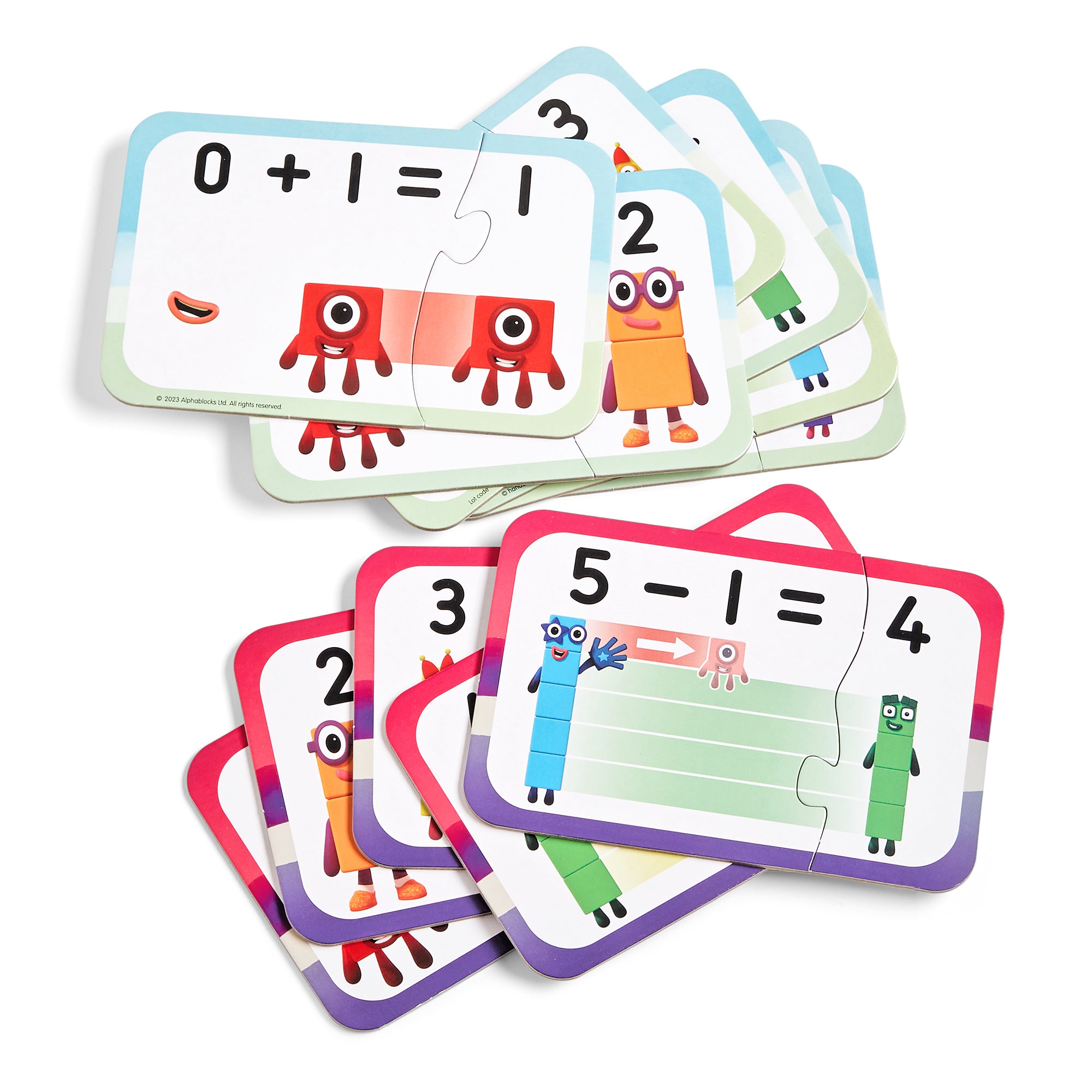 Hand2Mind Numberblocks Math Puzzle Set - Adding & Subtracting - Image 4