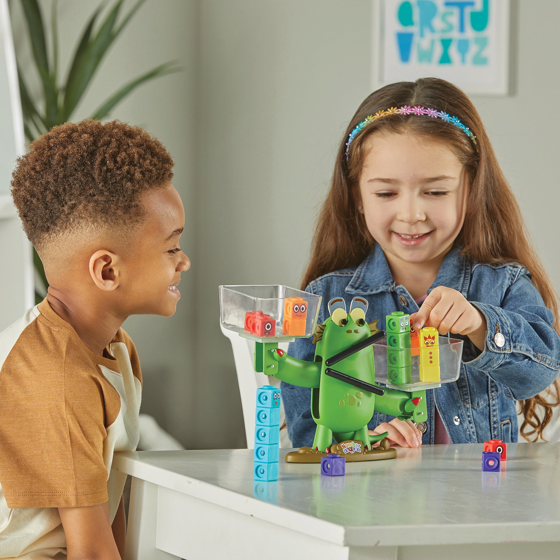 Hand2Mind Numberblocks Blockzilla Balance Activity Set - Educational Math Toy - Image 8