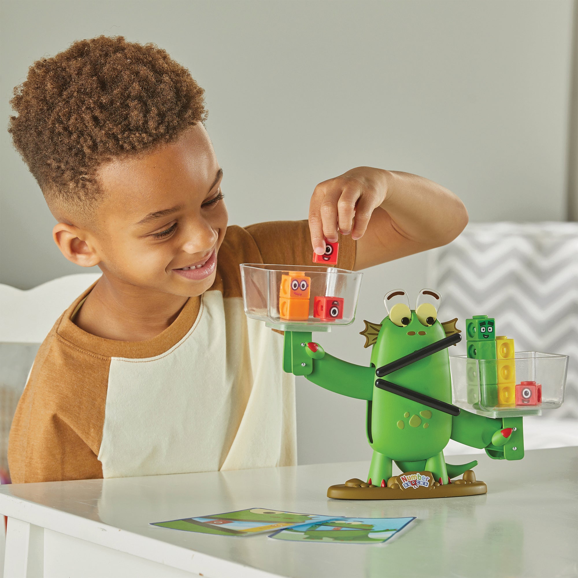 Hand2Mind Numberblocks Blockzilla Balance Activity Set - Educational Math Toy - Image 9