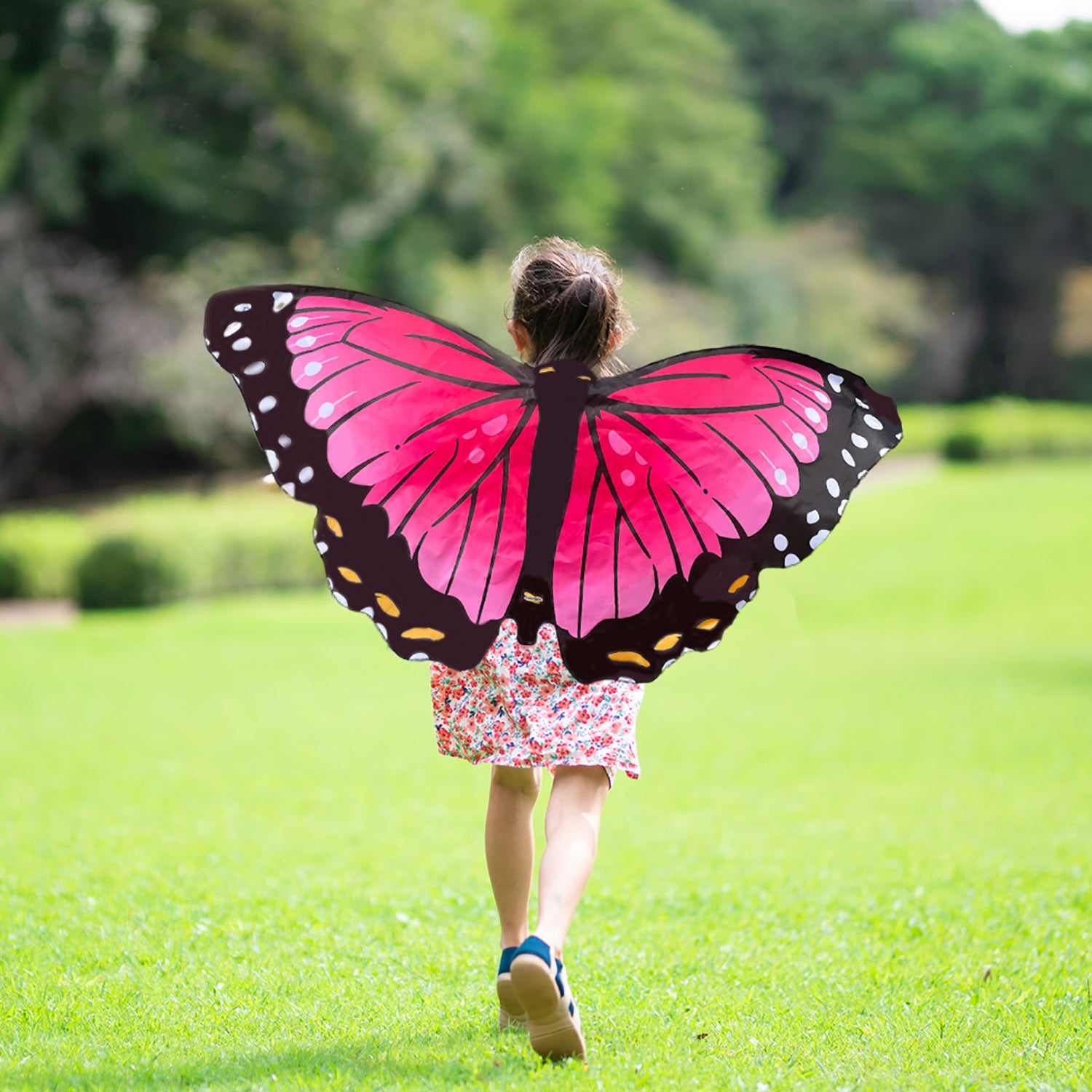 Insect Lore 3-Pack Dress-Up Morpho Butterfly Wings – Pink - Image 3