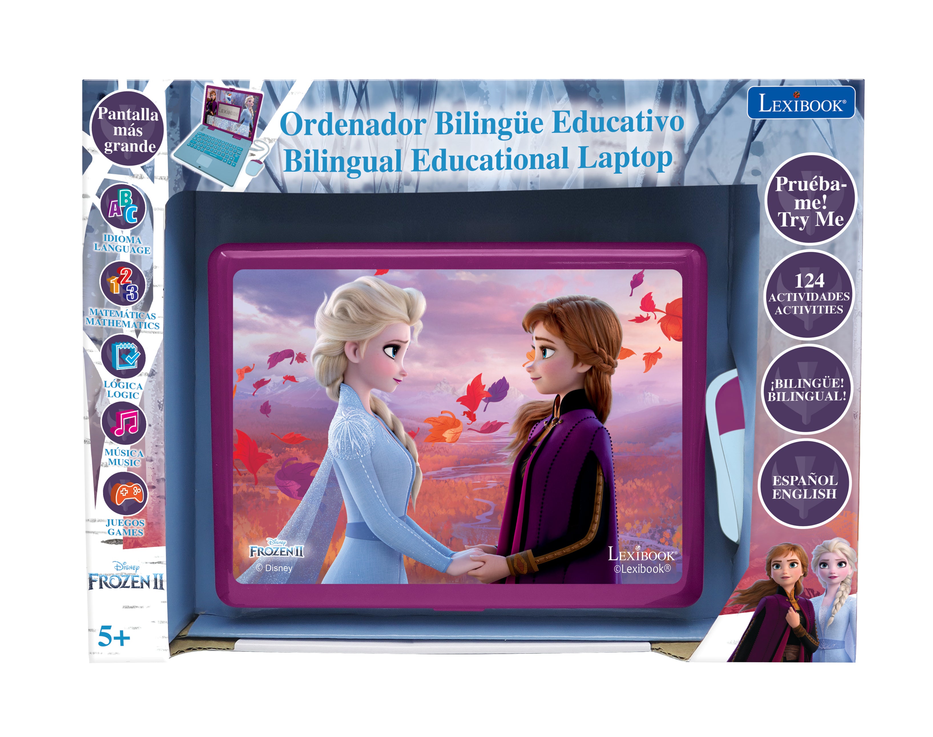 Disney Frozen Bilingual Educational Laptop with Interactive Activities - Image 2
