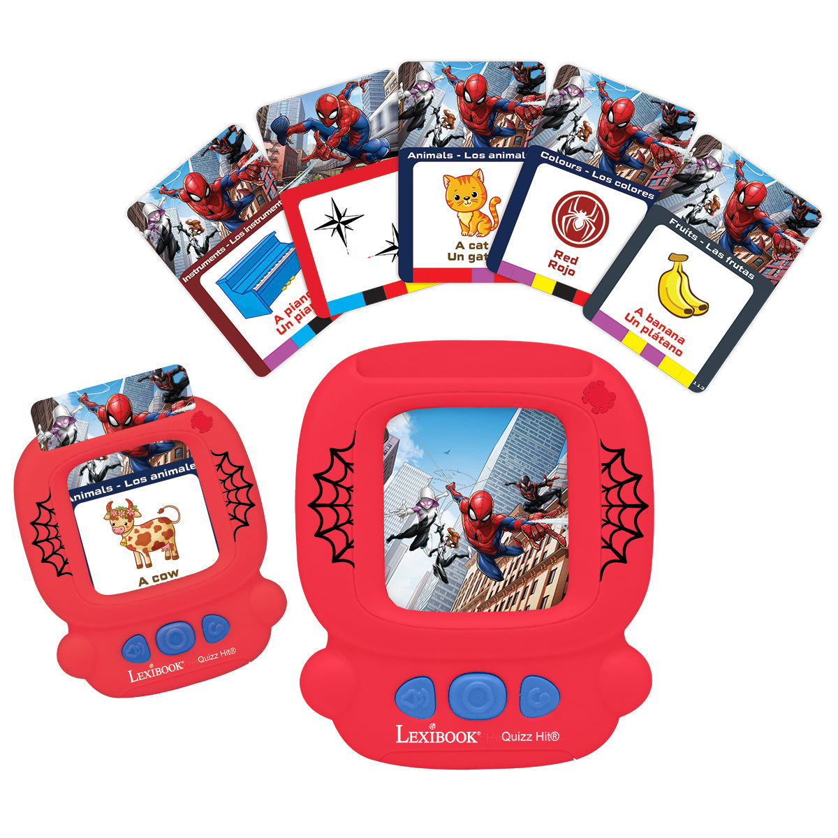 Spider-Man Bilingual Interactive Card Reader with 200 Educational Cards - Image 2