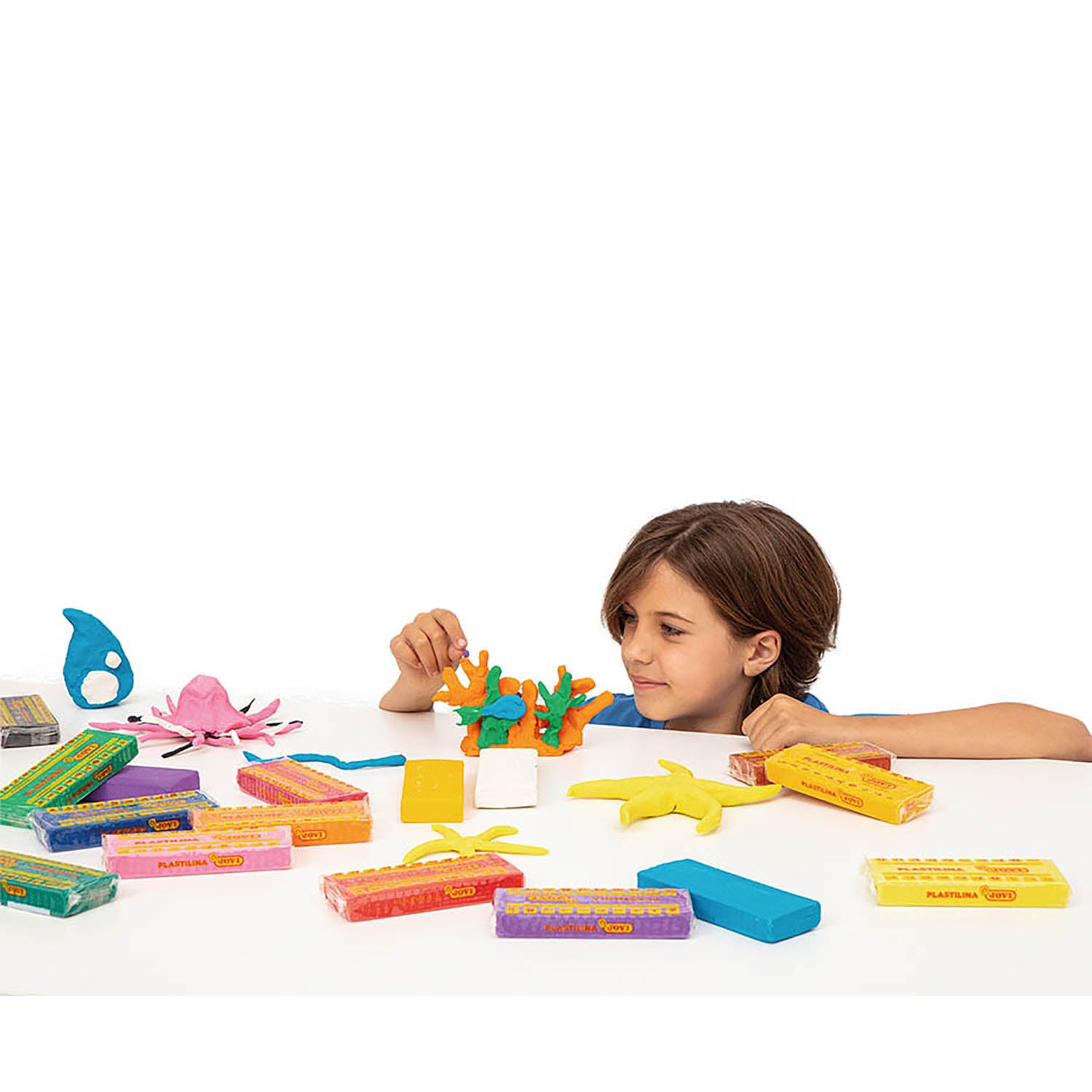 JOVI Plastilina Vegetable-Based Modeling Clay, 30 Bars - Assorted Colors - Image 7