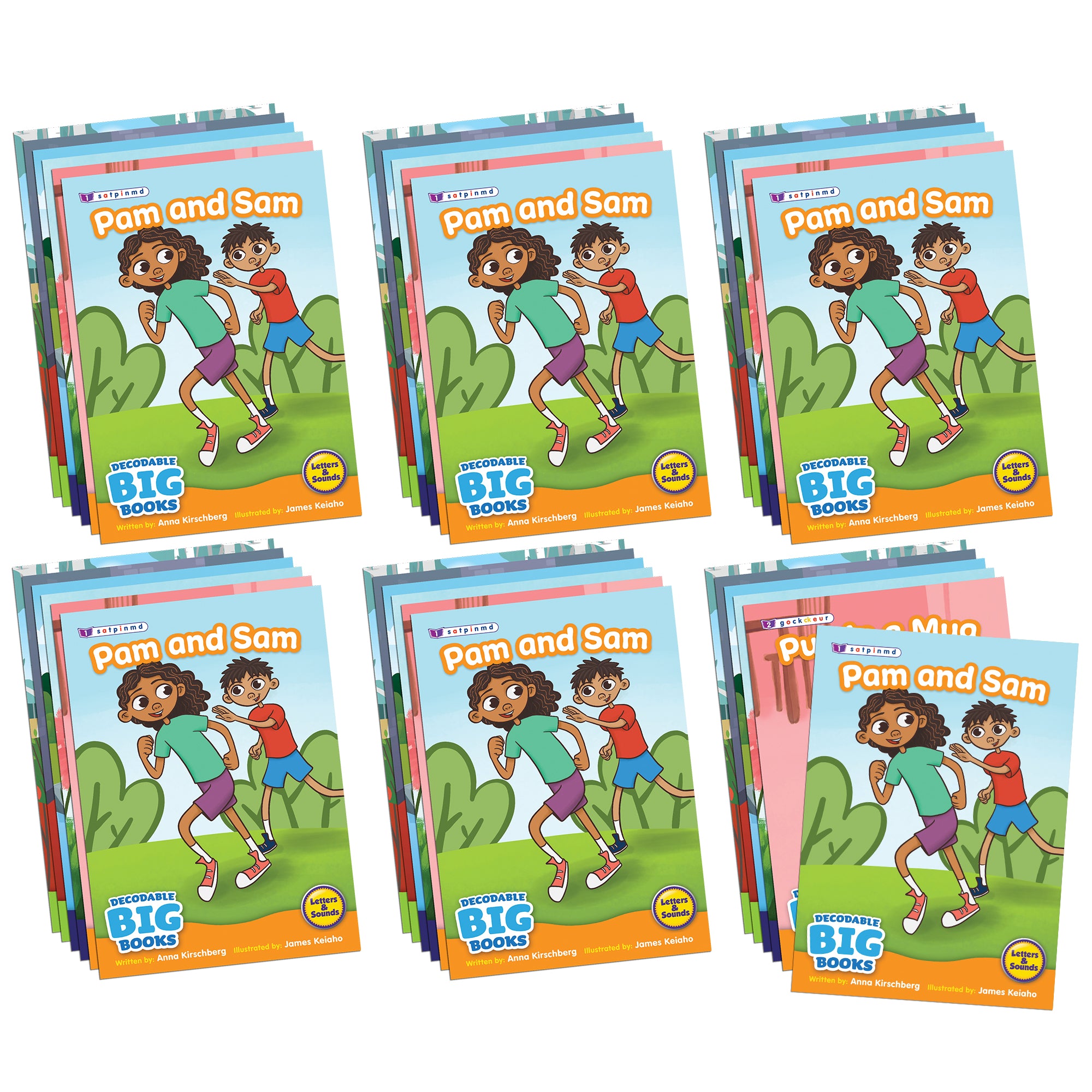 Alternative view of Beanstalk Books 6-Piece Decodable Big Books Fiction Set