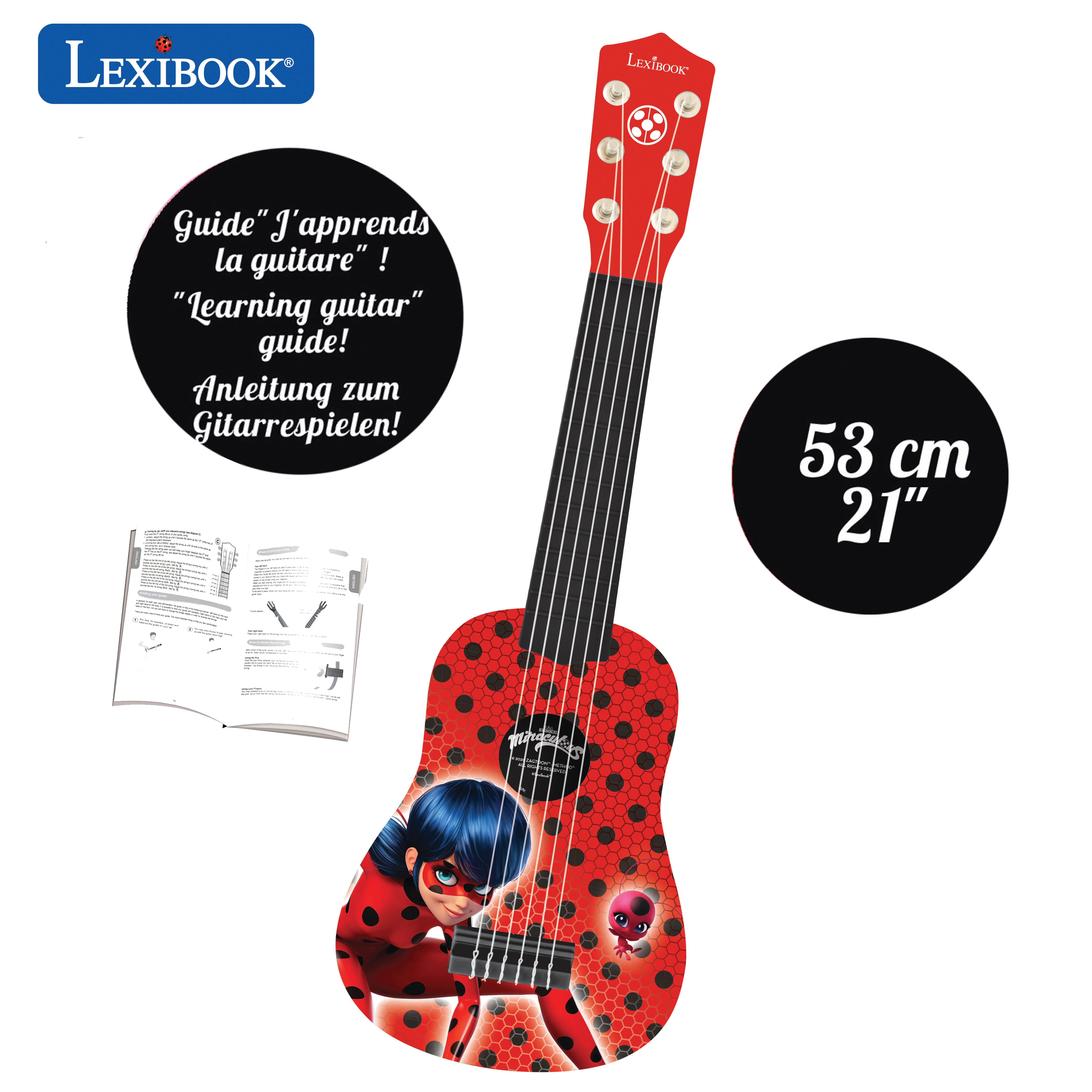Alternative view of Miraculous Ladybug My First Guitar - 21'' Toy Instrument