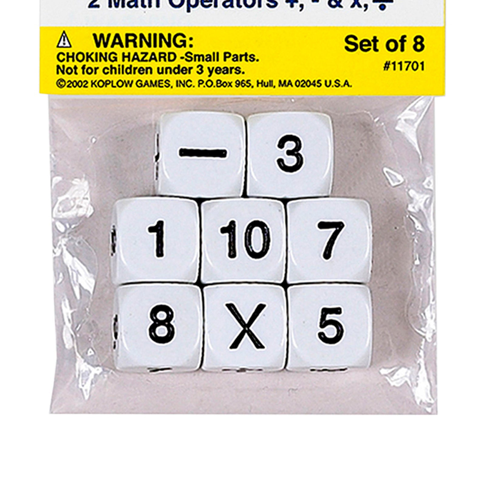 Koplow Games Educational Math Dice Set - STEM Learning - 48 Count - Image 3