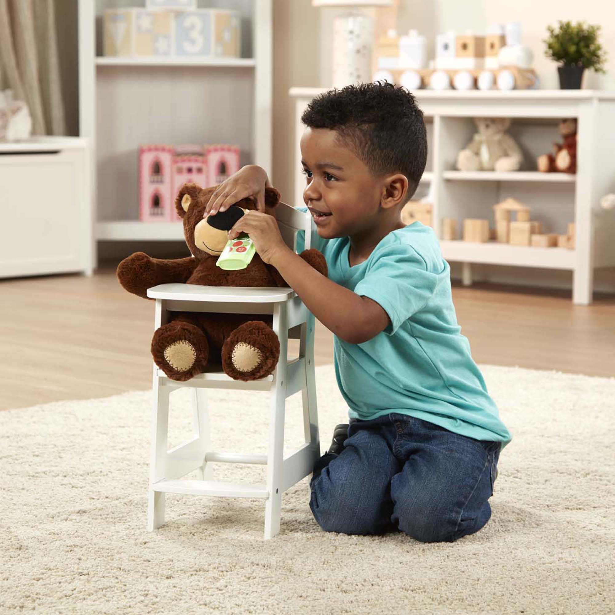 Melissa & Doug Mine to Love White High Chair for Dolls - Image 3