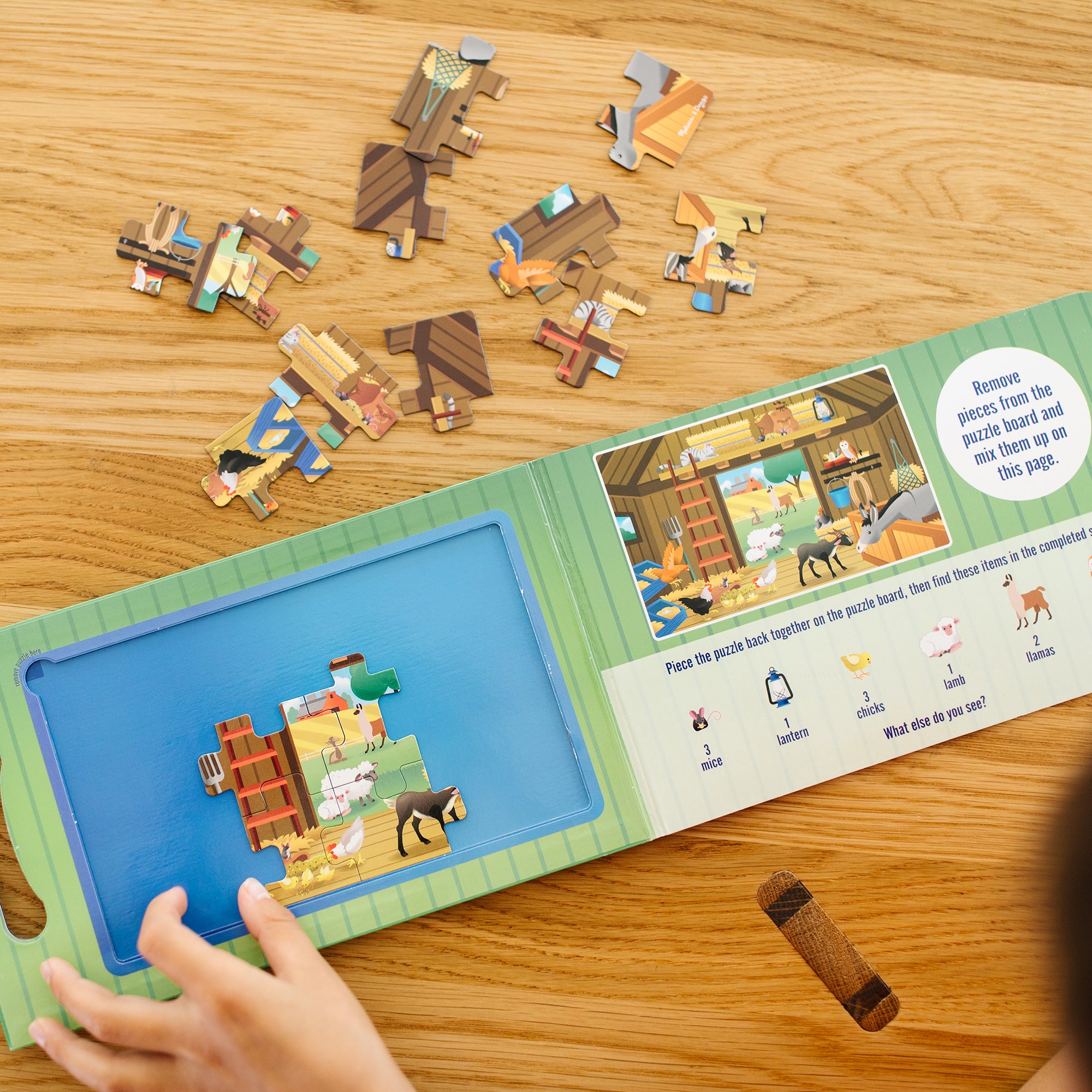 Melissa & Doug On the Farm 2-Pack Magnetic Puzzles - 15 pc each - Image 5