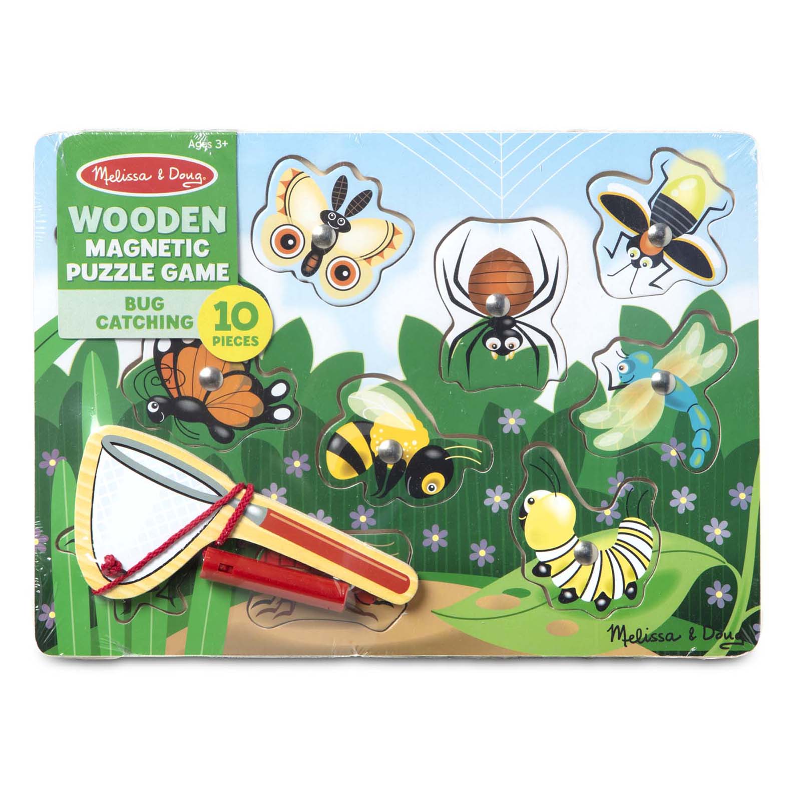 Alternative view of Melissa & Doug Garden Bug Magnetic Wooden Puzzle - 10 pc