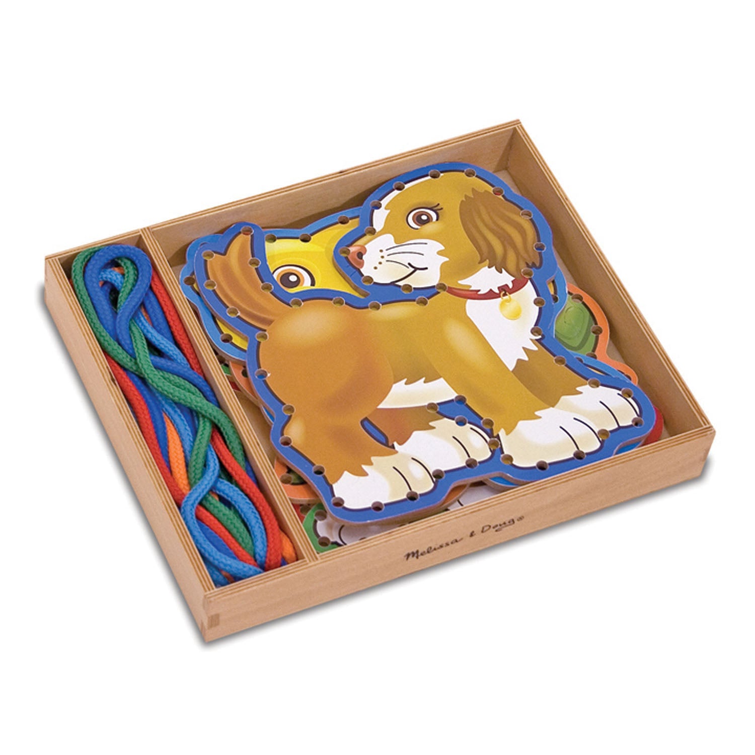 Melissa & Doug Lace & Trace Pets - Vibrant Animal-Themed Lacing Set - Image 3