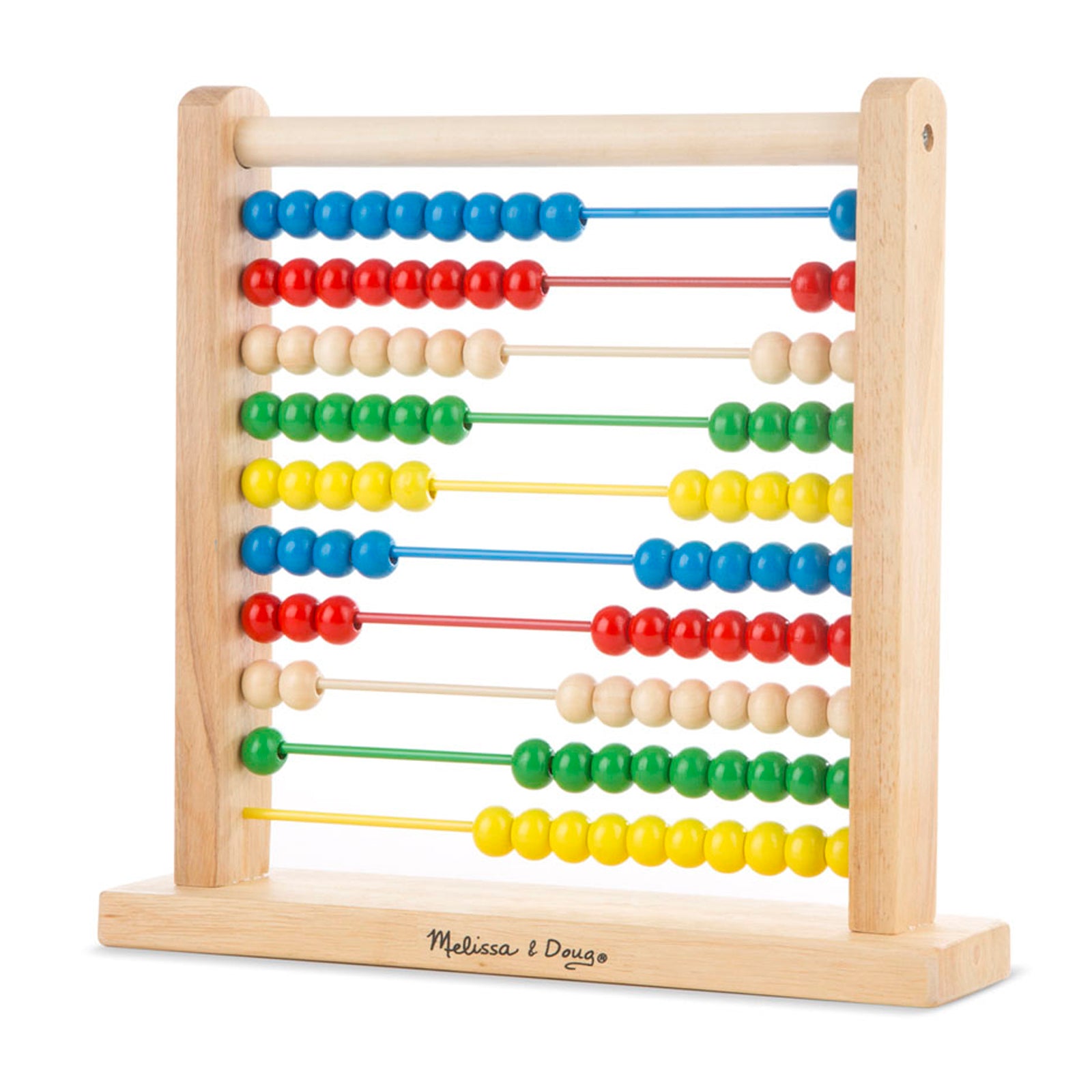 Alternative view of Melissa & Doug Classic Wooden Abacus - Counting & Color Learning Toy