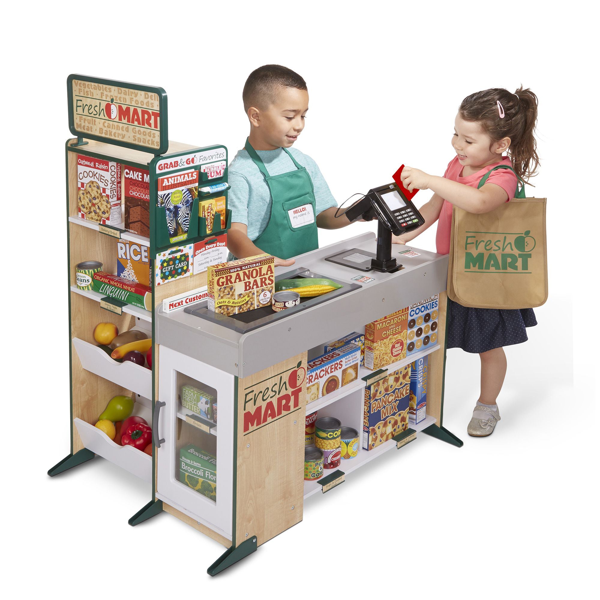 Melissa & Doug Fresh Mart Grocery Store Accessory Set - Image 7