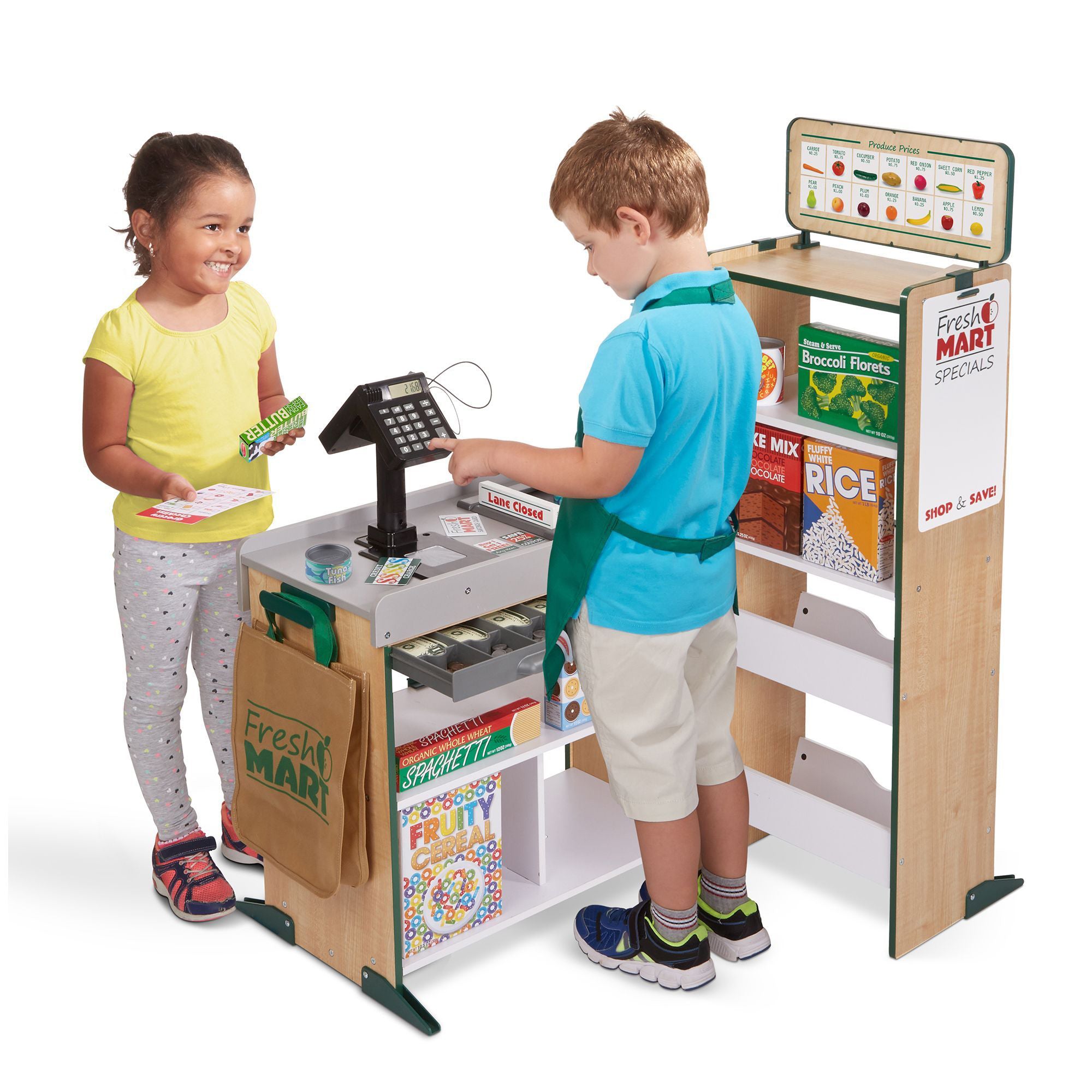 Melissa & Doug Fresh Mart Grocery Store Accessory Set - Image 8