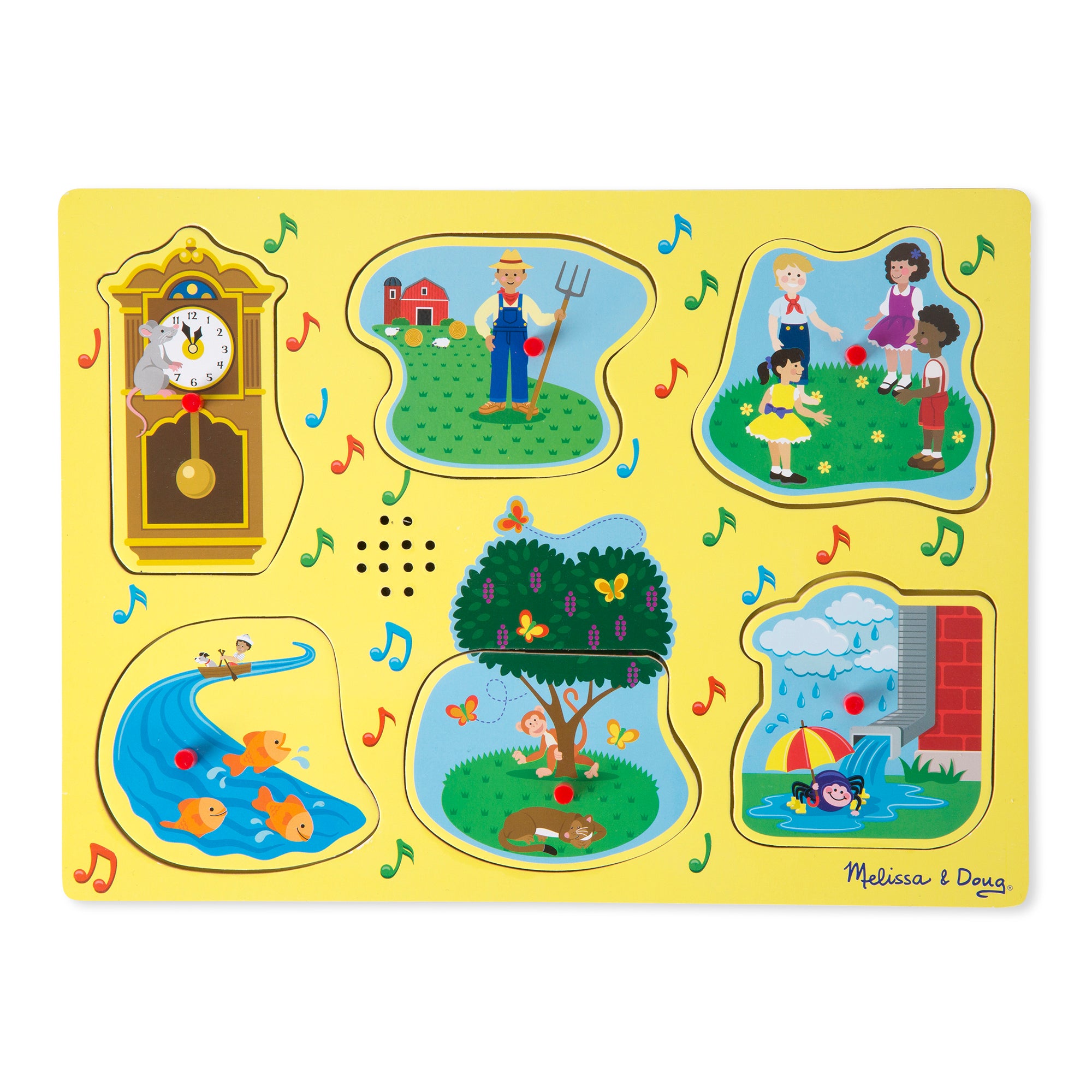 Alternative view of Melissa & Doug Sing-Along Nursery Rhymes - Yellow Sound Puzzle