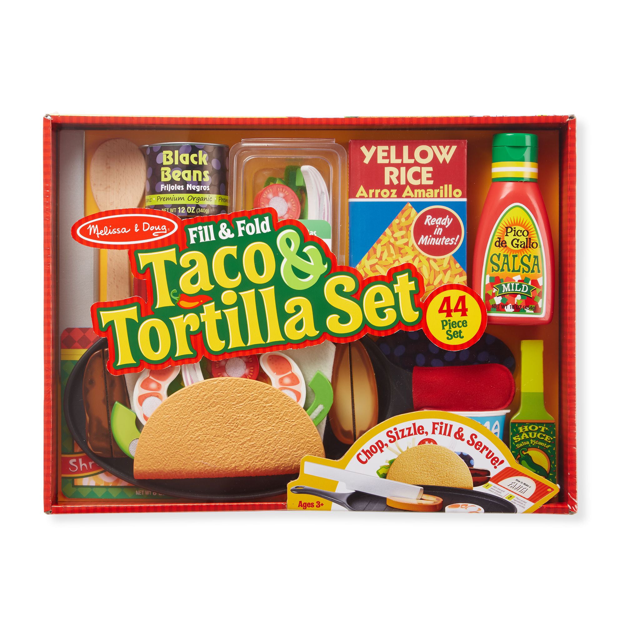 Melissa & Doug Fill & Fold Taco & Tortilla Set - Image 4