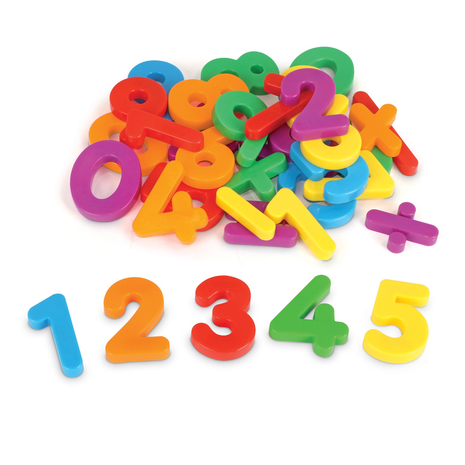 Learning Resources Jumbo Magnetic Numbers & Operations Set - Bright Colors - Image 2