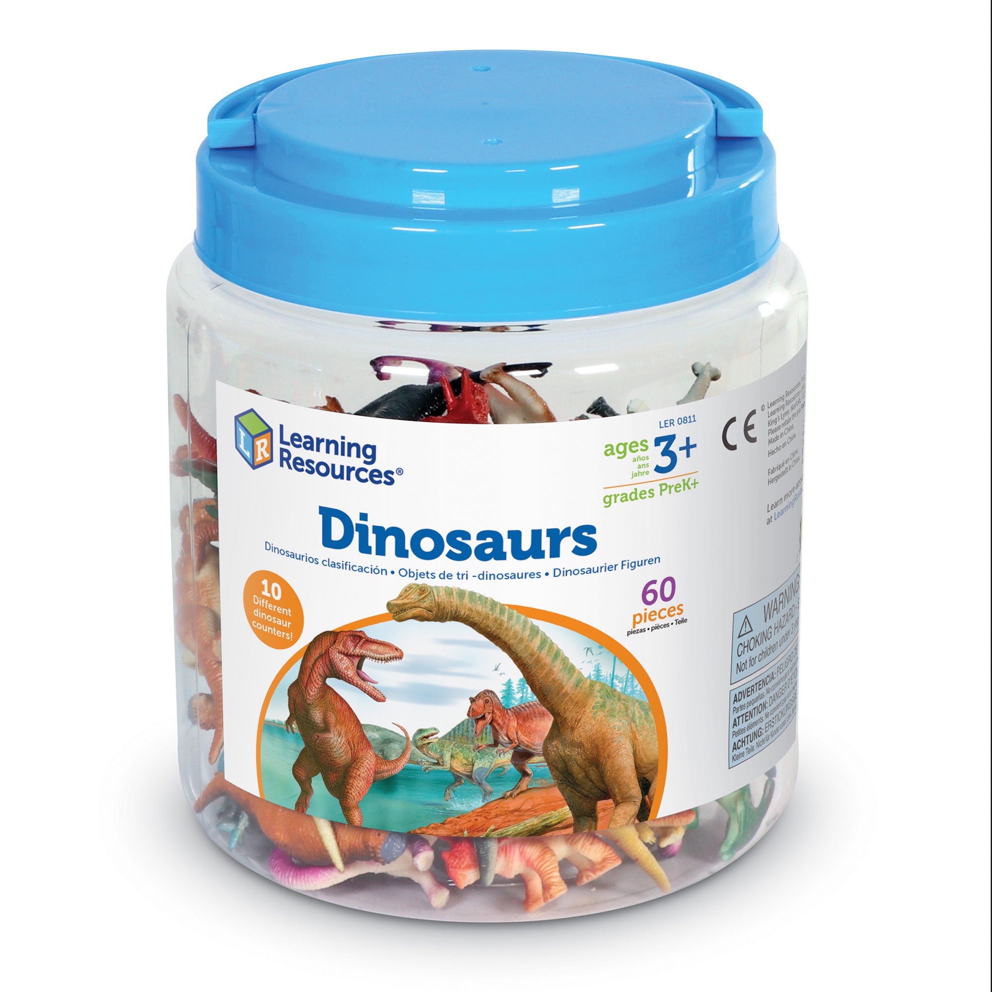 Learning Resources Dinosaur Counters - Prehistoric Math Fun Set of 60 - Image 6