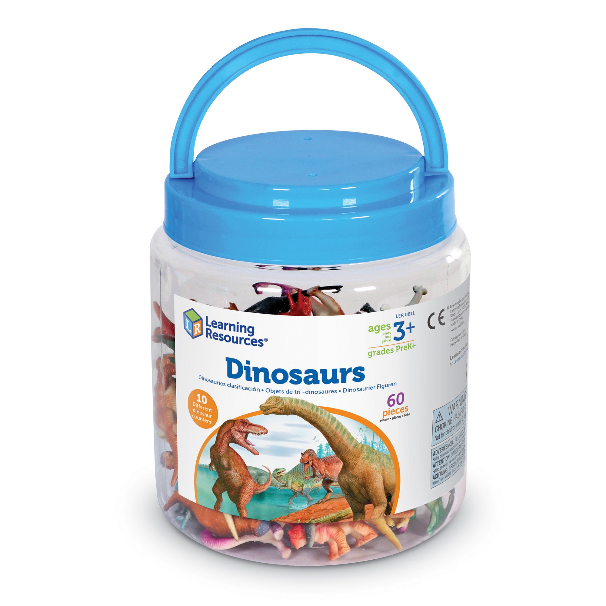 Learning Resources Dinosaur Counters - Prehistoric Math Fun Set of 60 - Image 7
