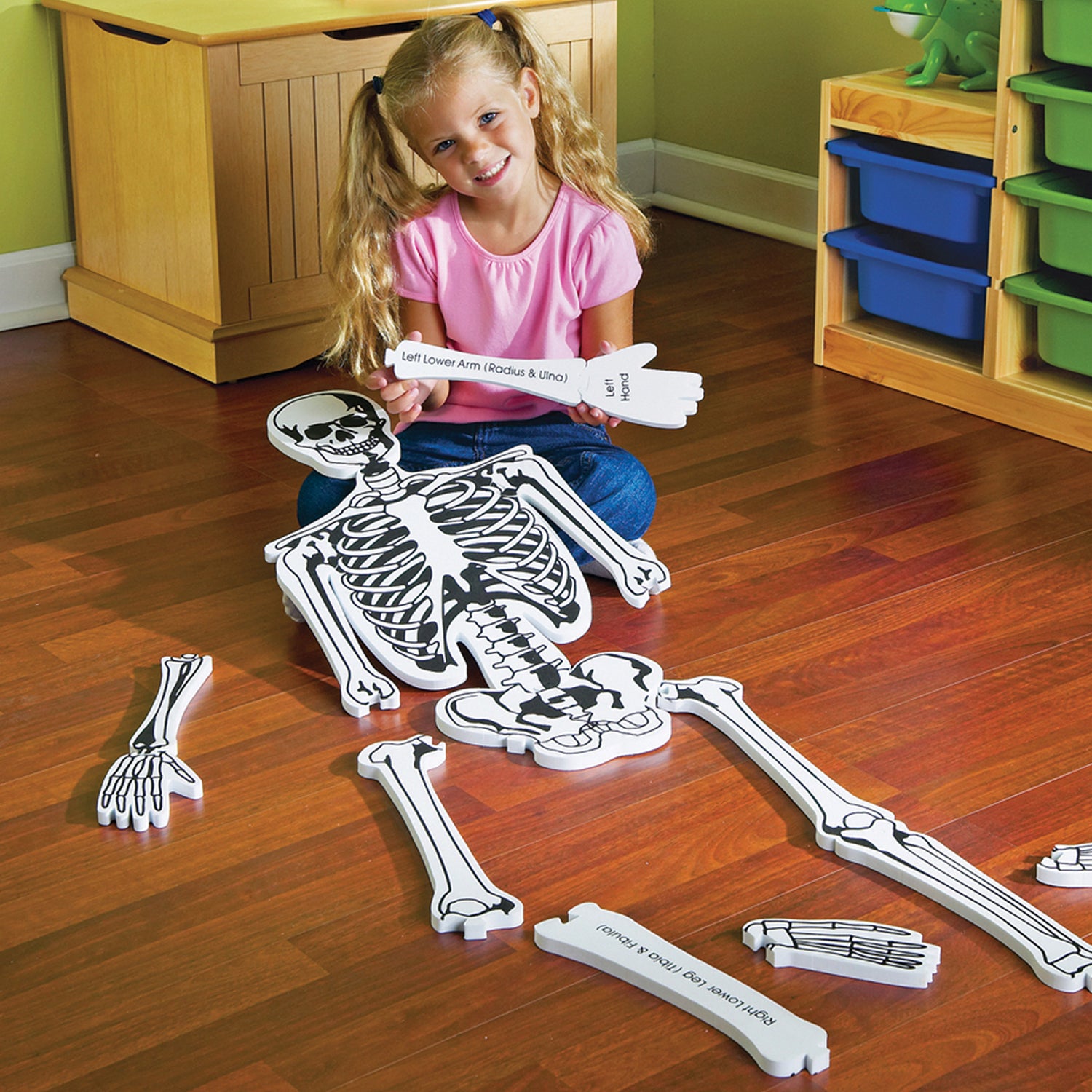 Learning Resources Skeleton Foam Floor Puzzle - Human Anatomy Educational Toy - Image 5