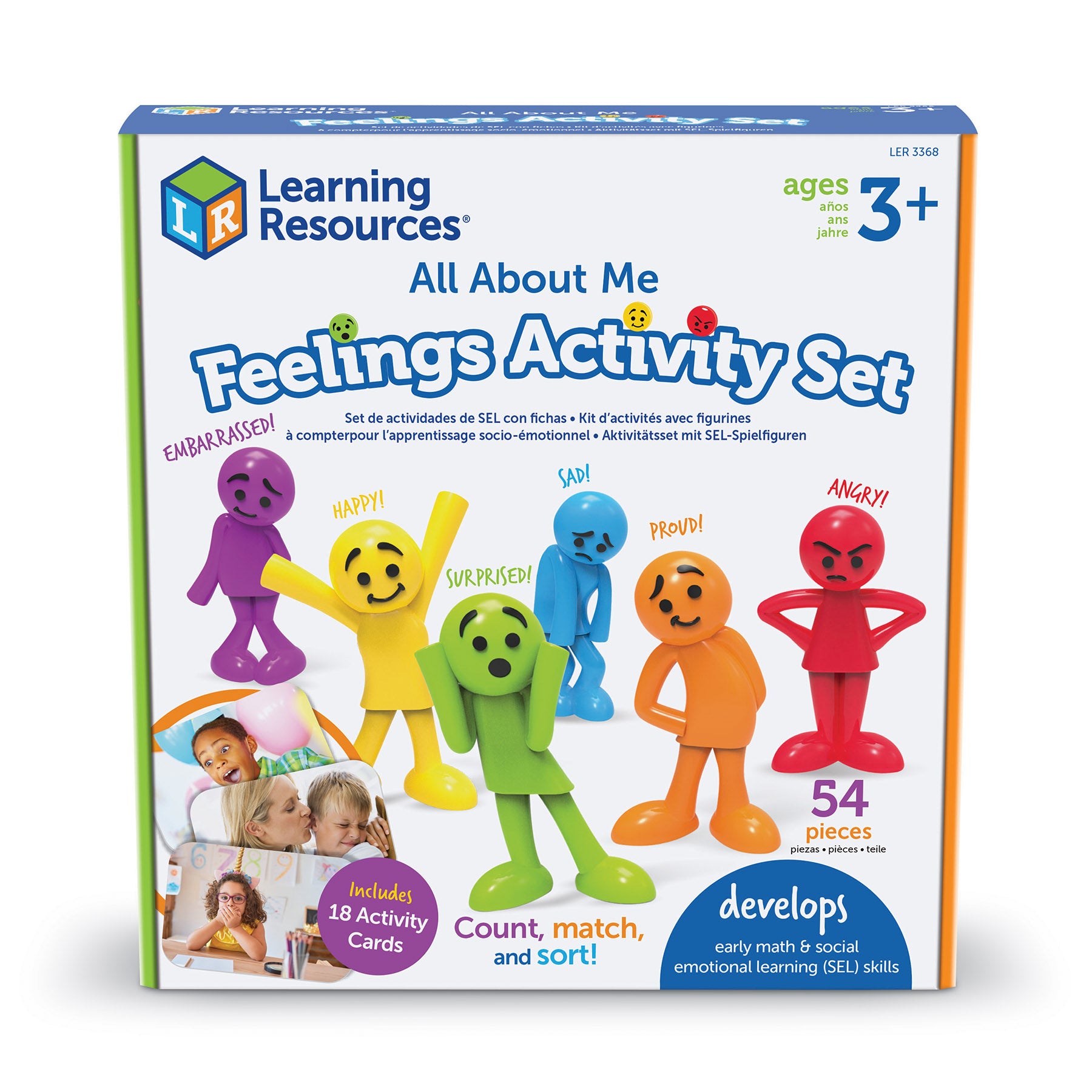 Learning Resources All About Me Feelings Activity Set - Emotion Counters - Image 2