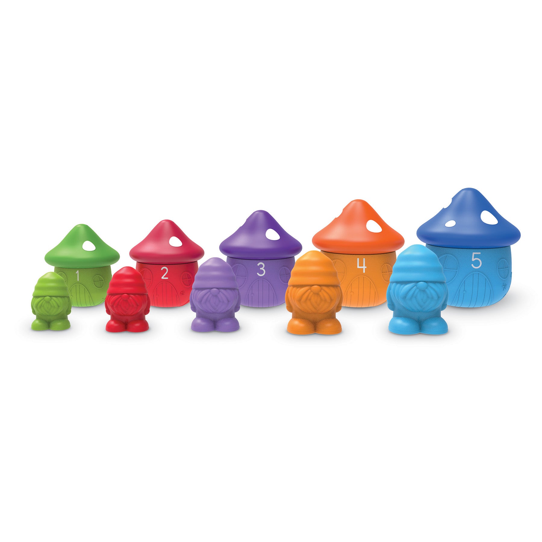 Learning Resources Peekaboo Gnome Homes - Colorful Playset for Toddlers - Image 4