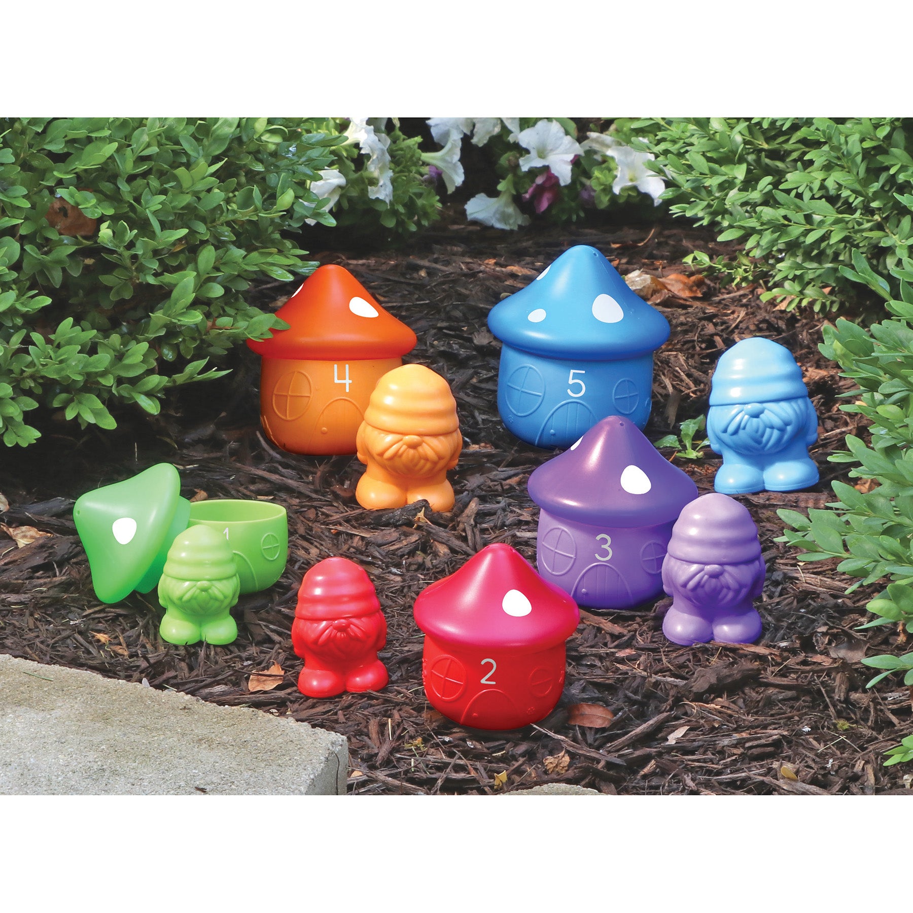 Learning Resources Peekaboo Gnome Homes - Colorful Playset for Toddlers - Image 5