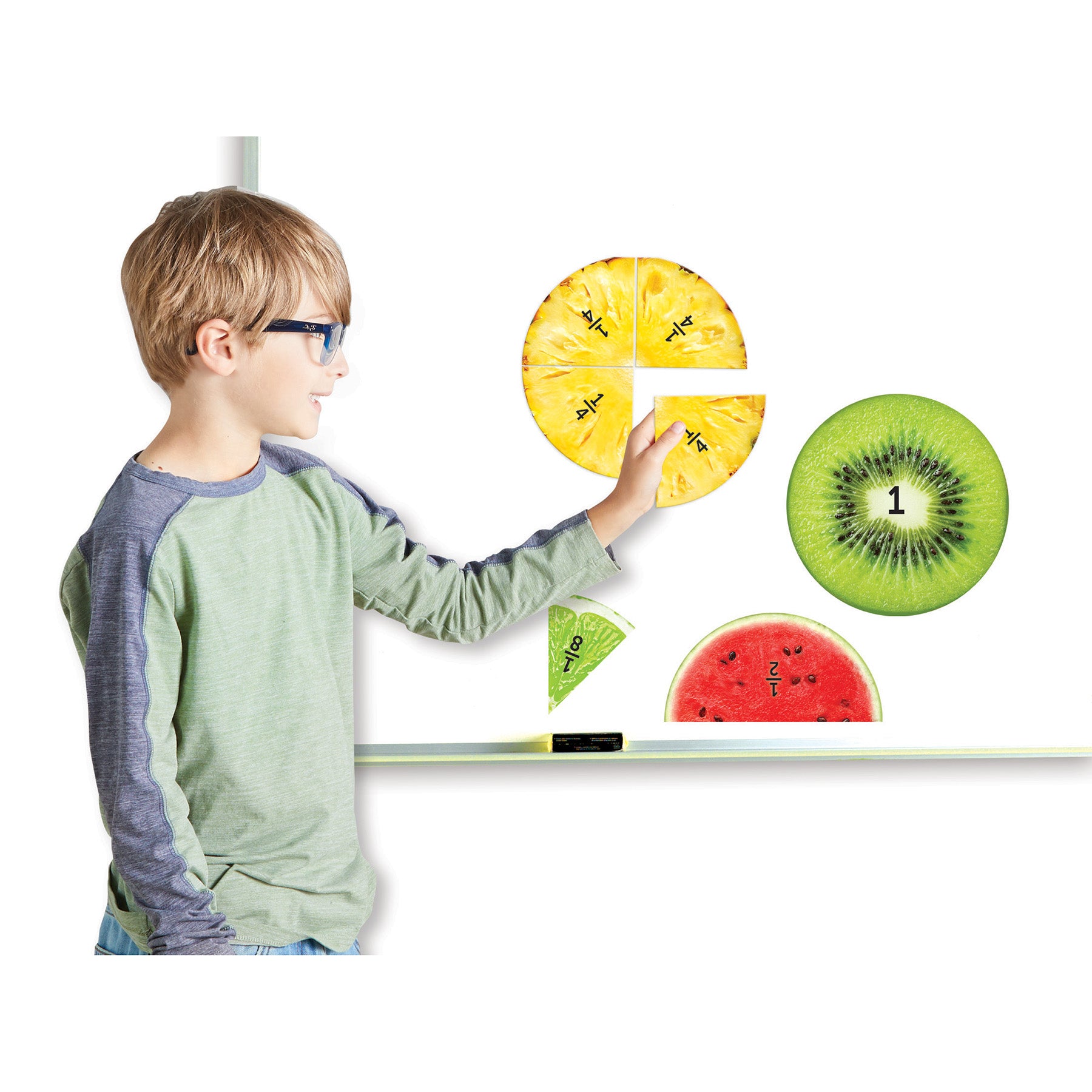 Learning Resources Magnetic Fruit Fractions - Educational Math Toy - Image 6