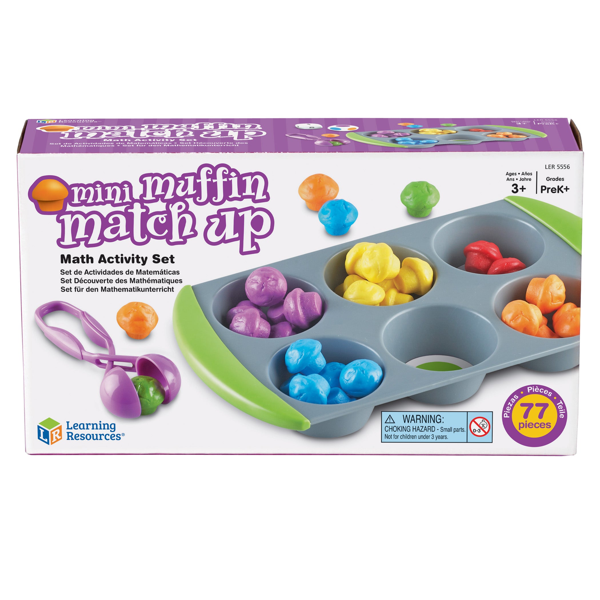 Learning Resources Mini Muffin Match Up - Color and Number Educational Game - Image 2