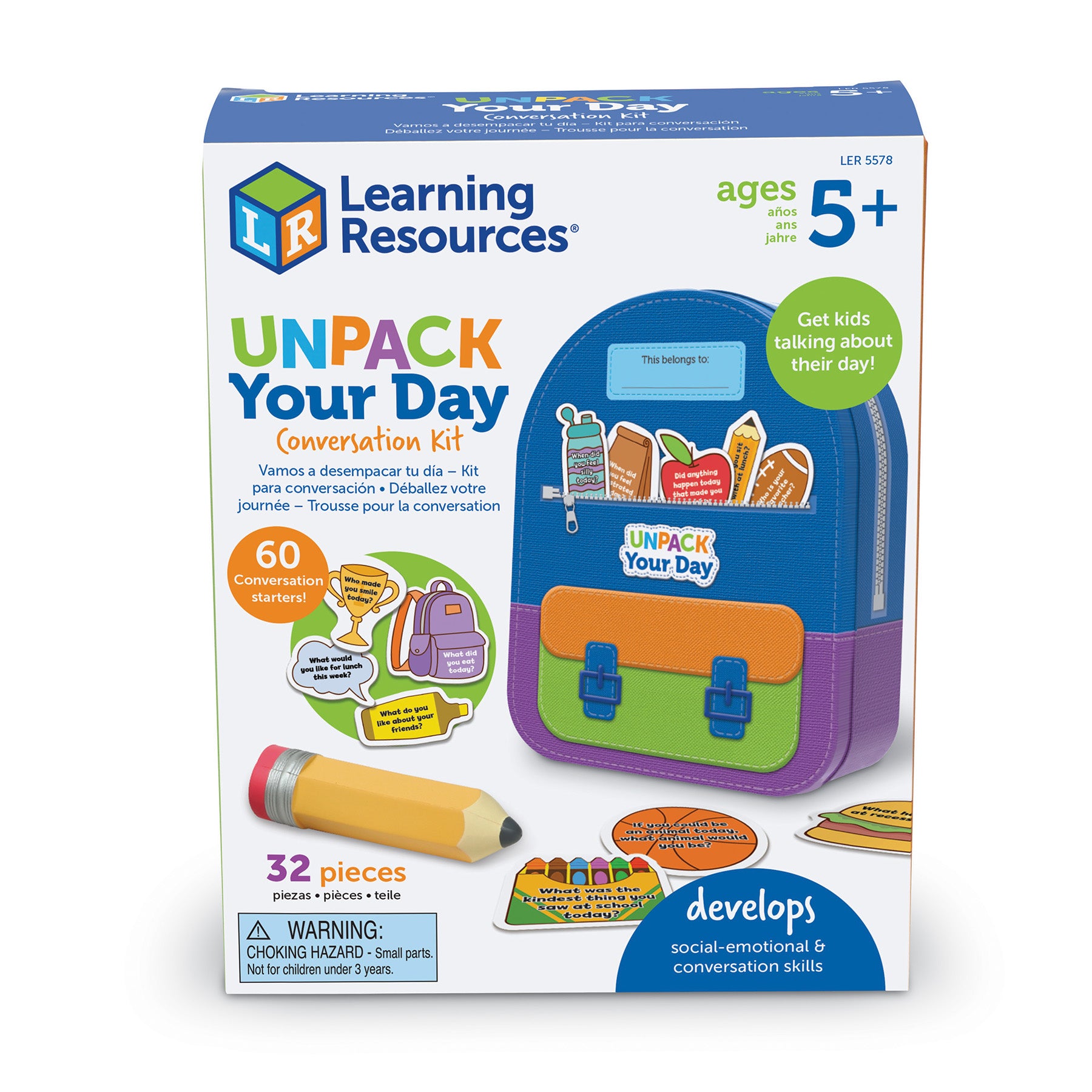 Learning Resources Unpack Your Day SEL Kit - Social-Emotional Learning Game - Image 3
