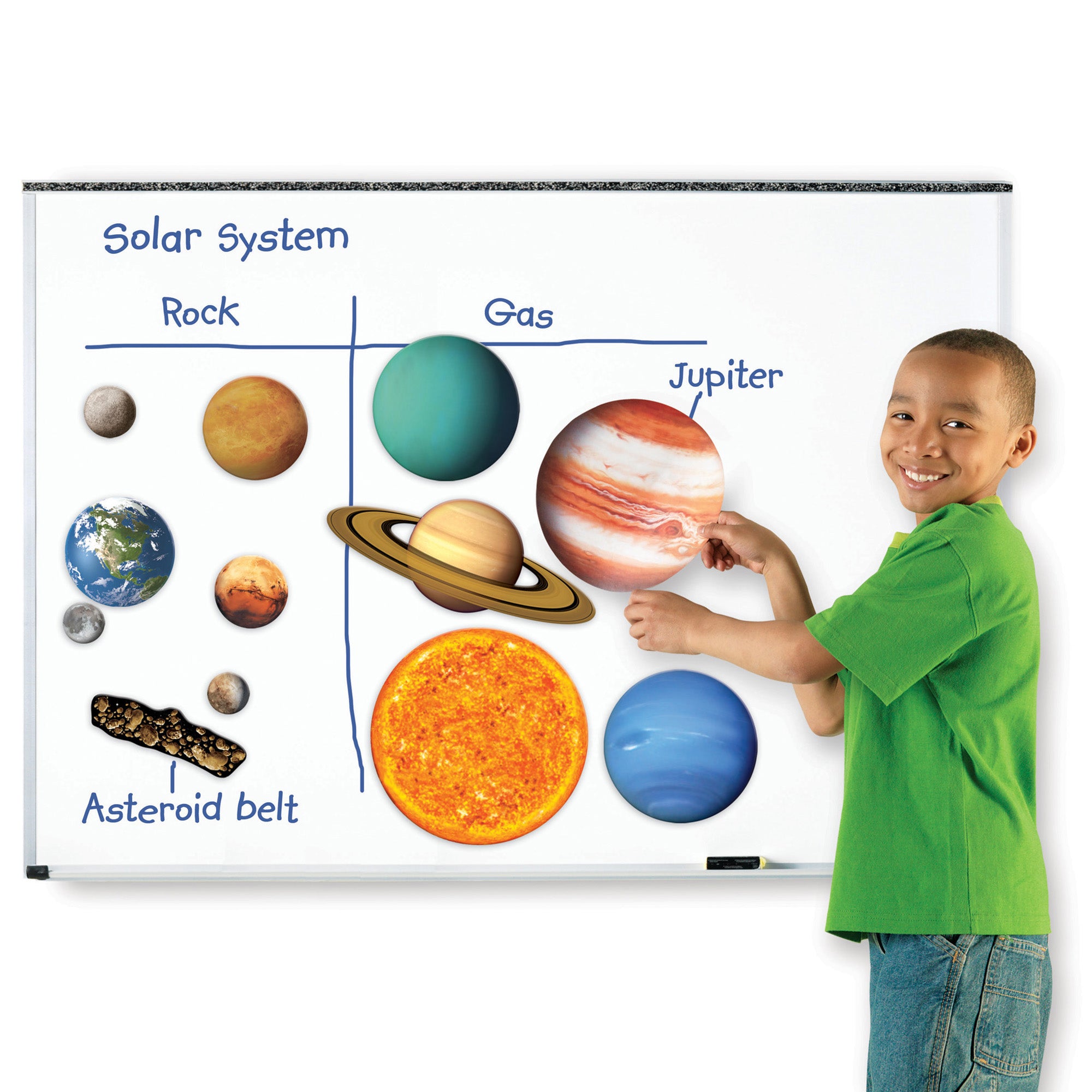 Learning Resources Giant Magnetic Solar System Set - Colorful and Educational - 12 Pieces - Image 3