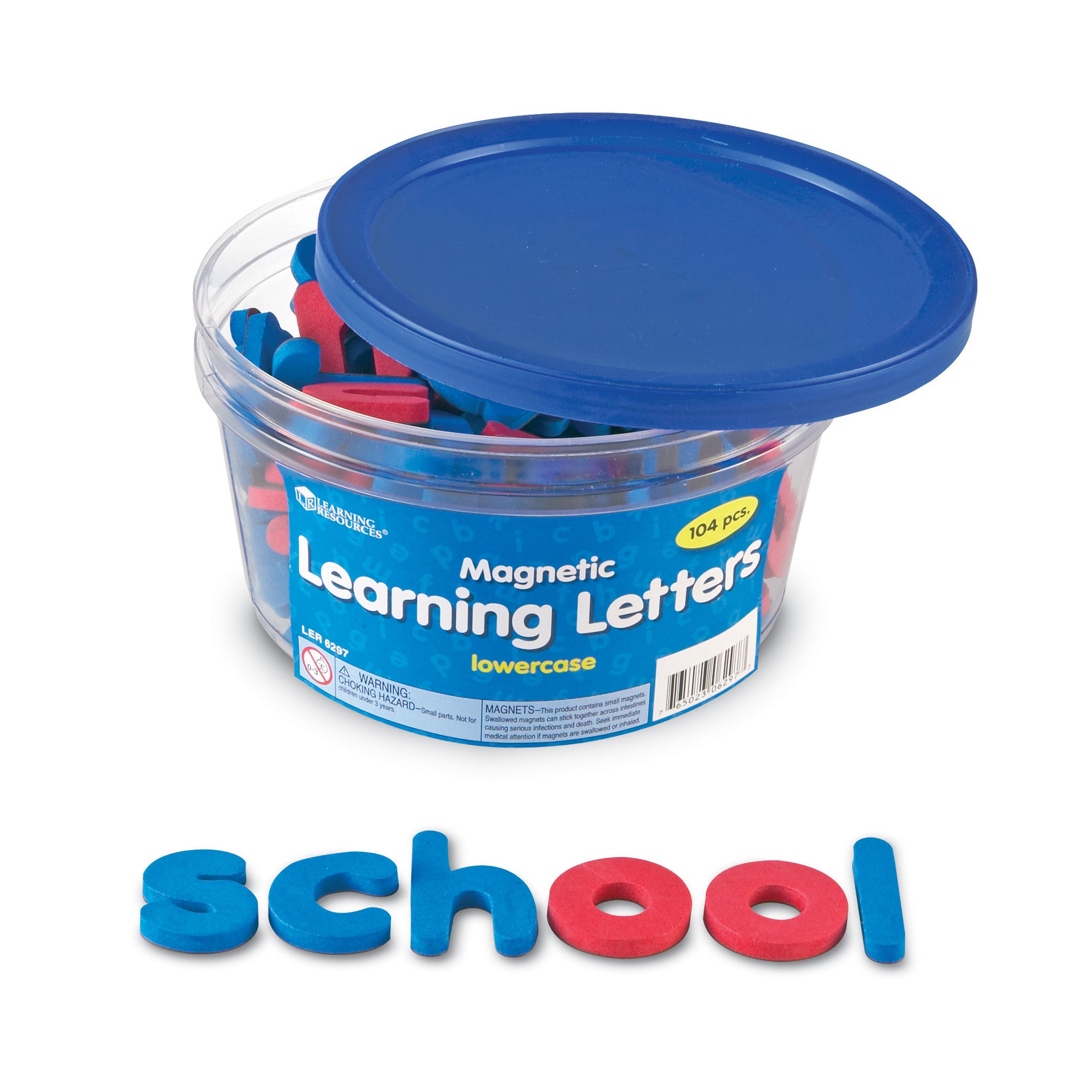 Learning Resources Magnetic Soft Foam Learning Letters - Lowercase - Color Coded - Image 2
