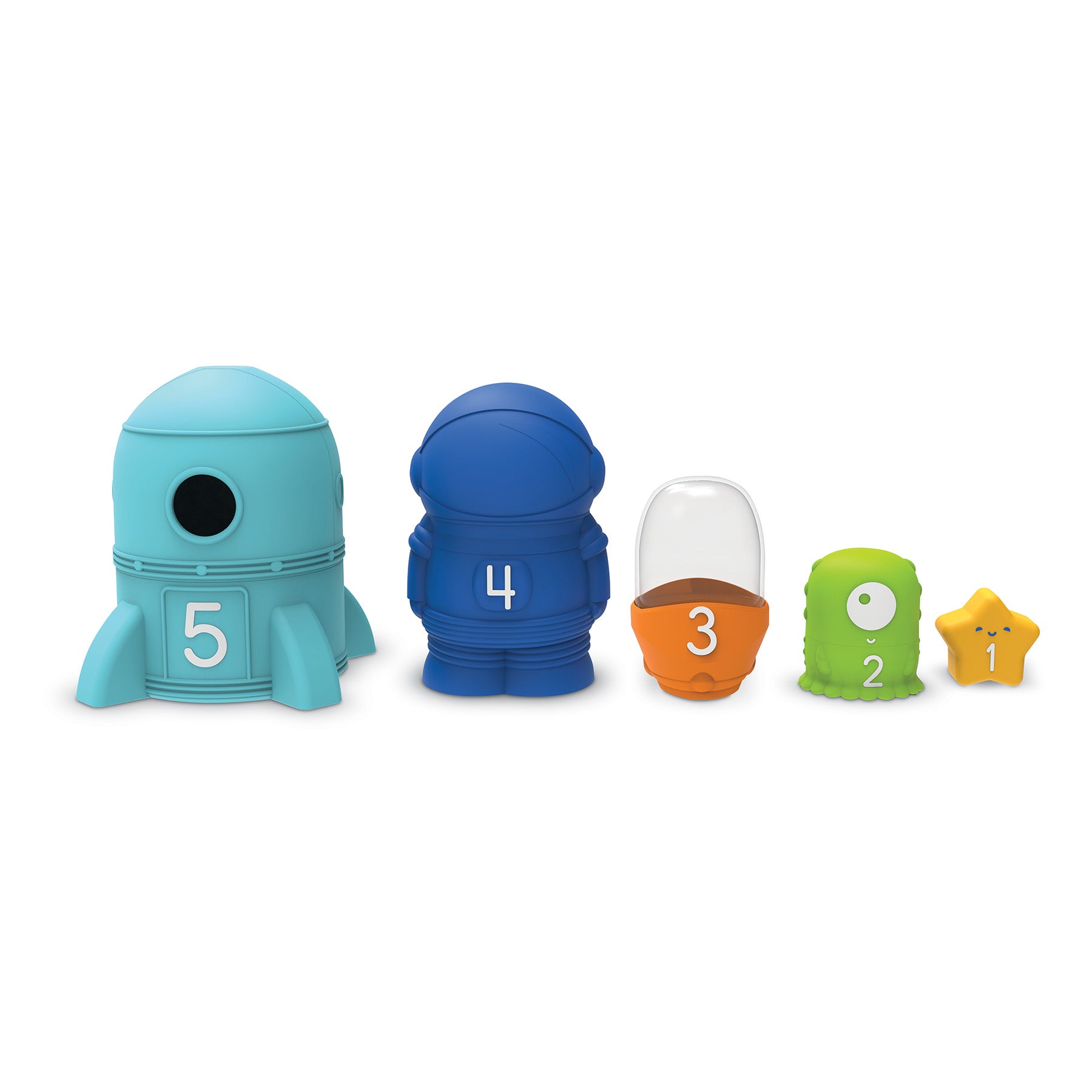 Learning Resources Cosmic Explorer Nesting Rocket Ship - Space Adventure - Educational Toy - Image 4