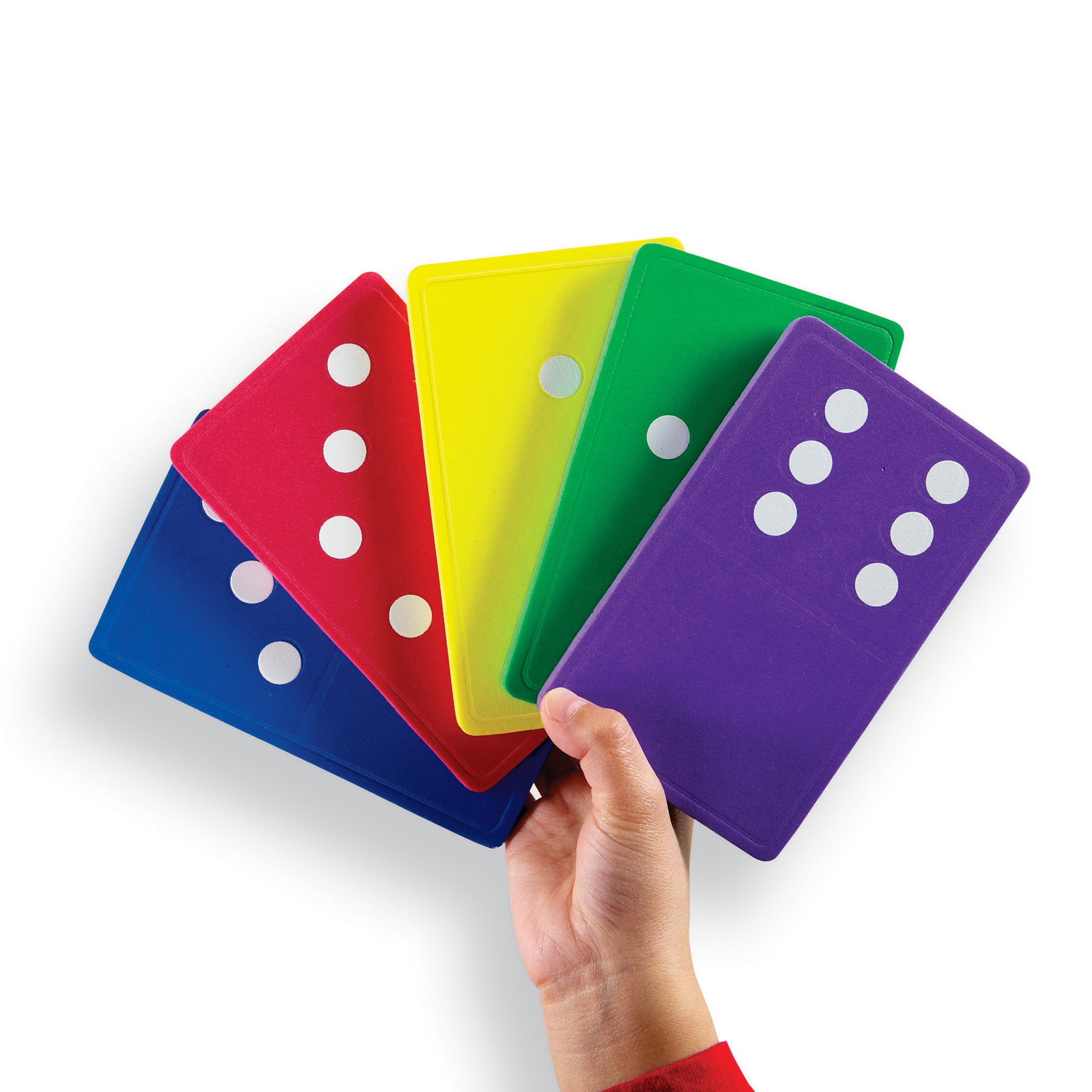 Learning Resources Jumbo Foam Dominoes - Multicolor Set of 28 - Image 3