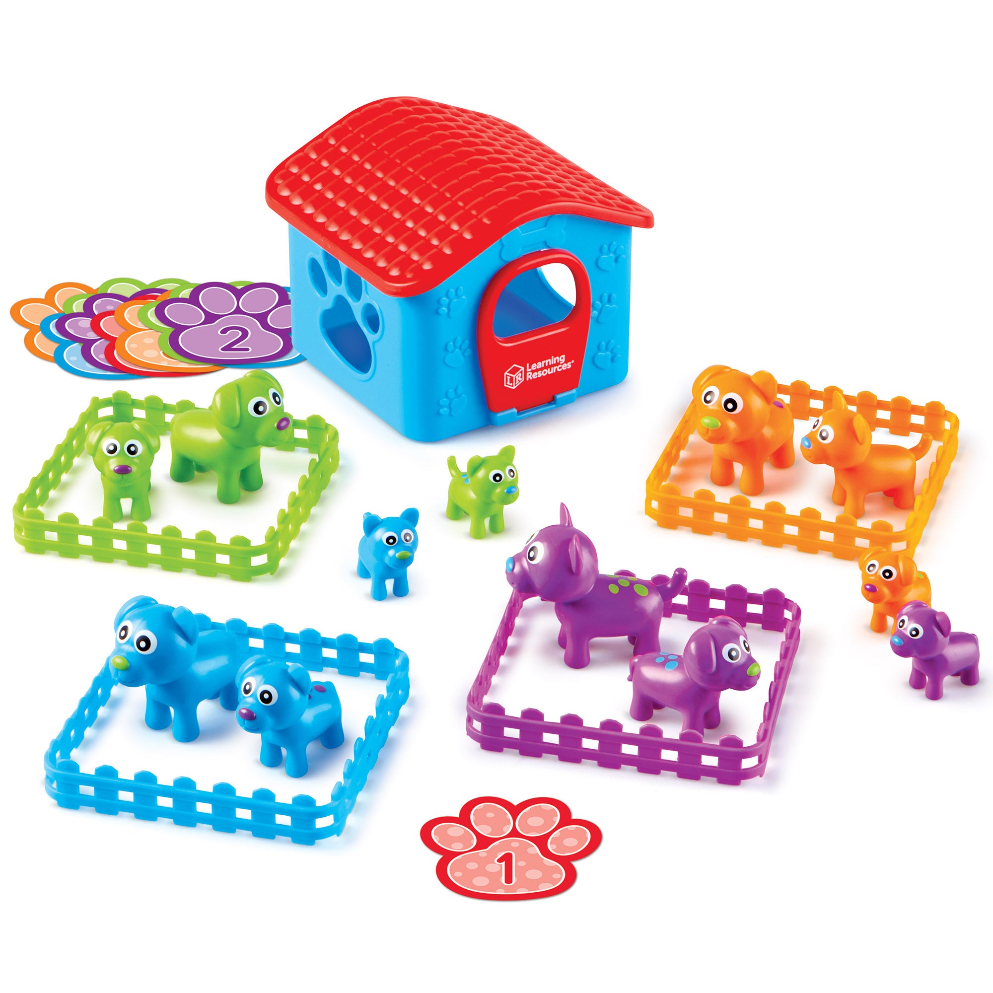 Learning Resources Sort Em' Up Pups - Sorting Activity Set - Image 2