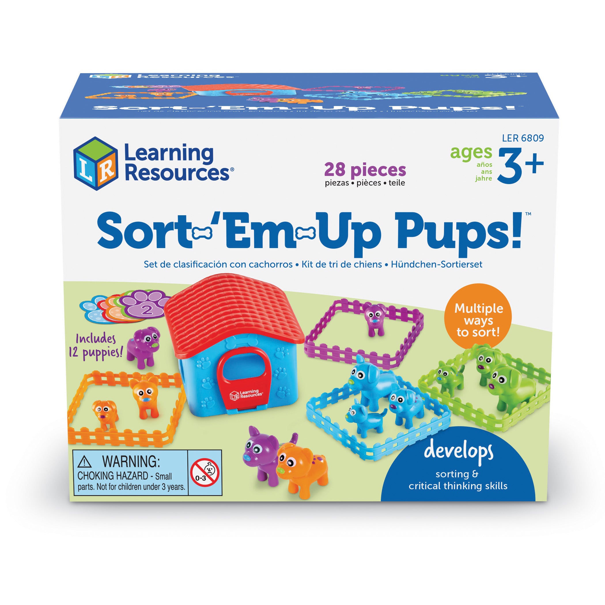 Learning Resources Sort Em' Up Pups - Sorting Activity Set - Image 4