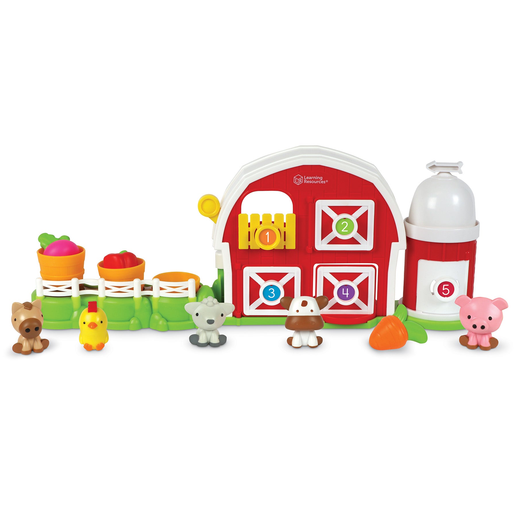 Learning Resources Peekaboo Learning Barn Play Set - Image 3