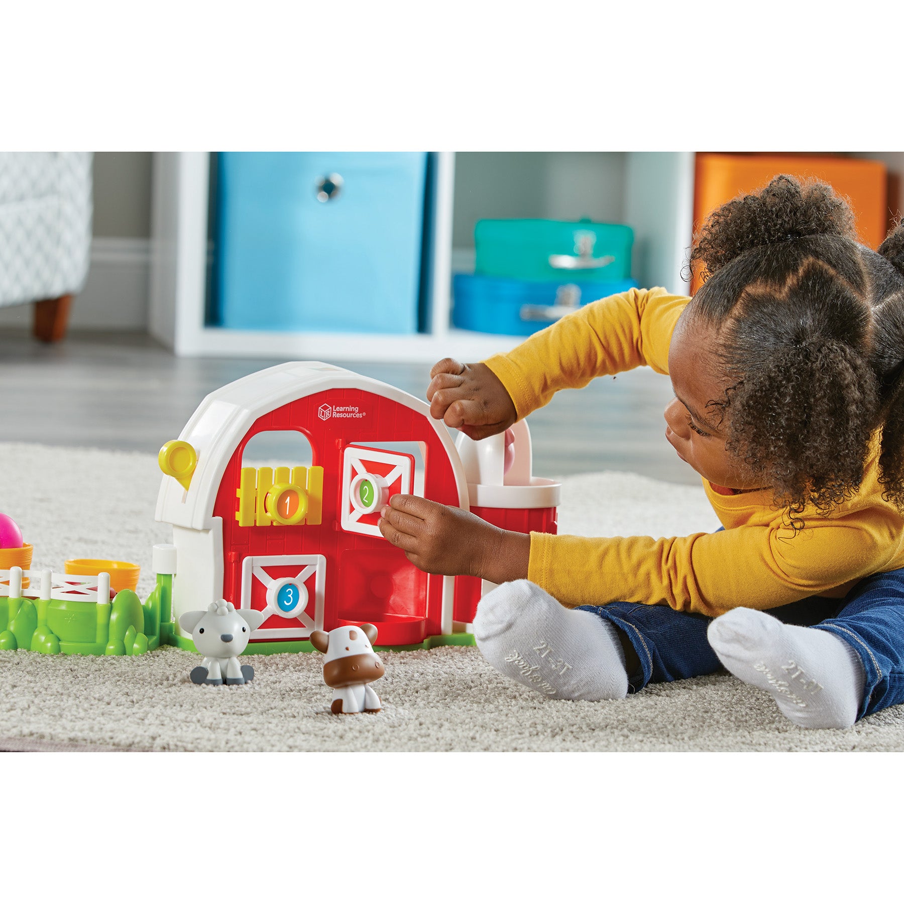 Learning Resources Peekaboo Learning Barn Play Set - Image 5