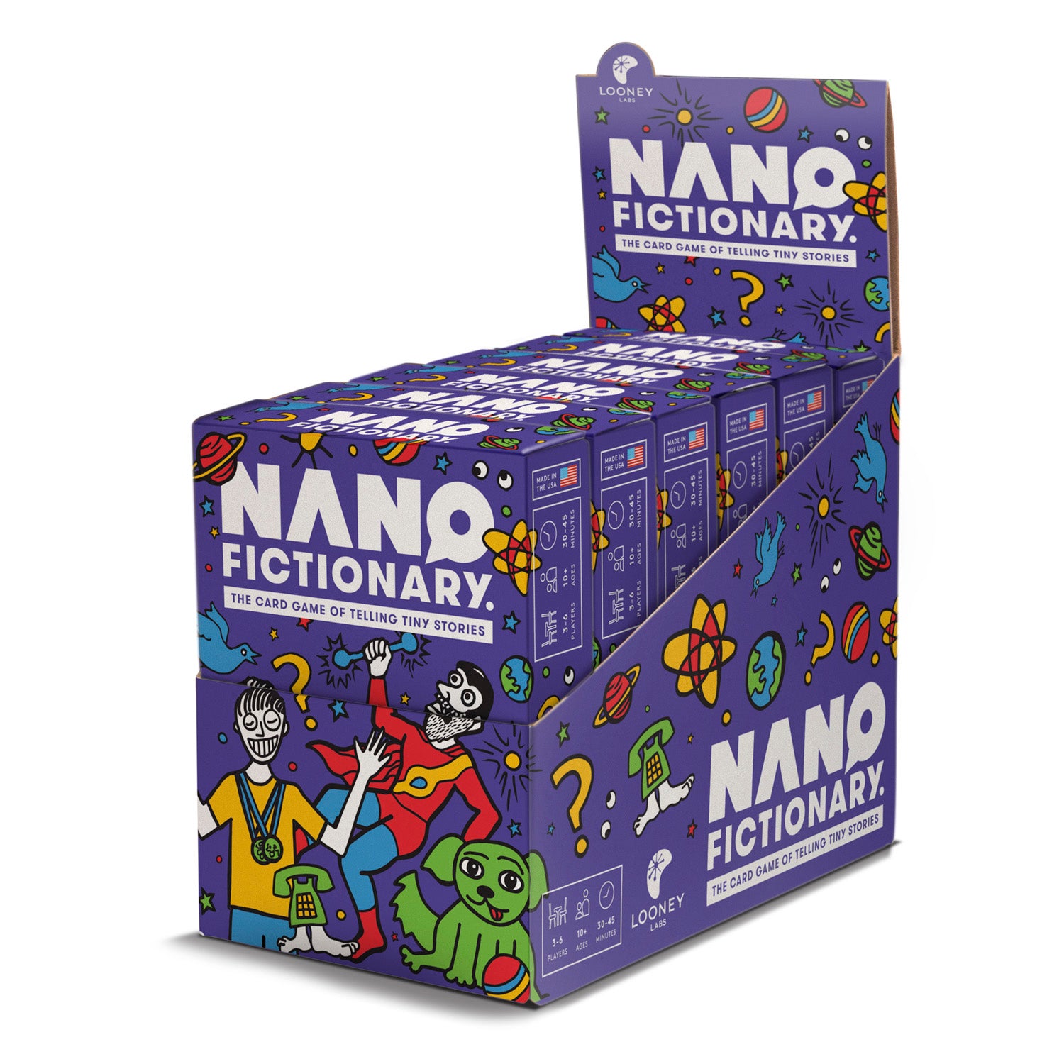 Looney Labs Nanofictionary Card Spark a Tale Card Game - Image 3