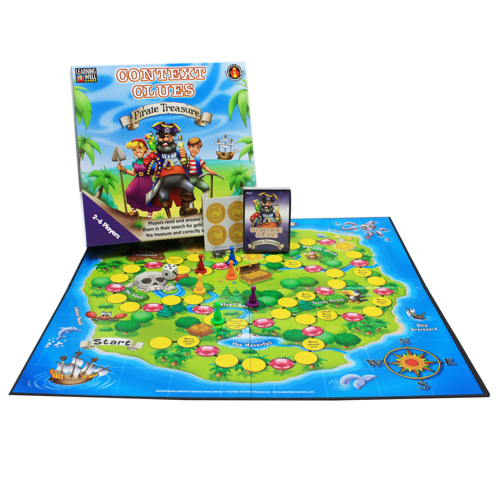 Learning Well Games - Context Clues Pirate Treasure Game - Blue Level - Image 2