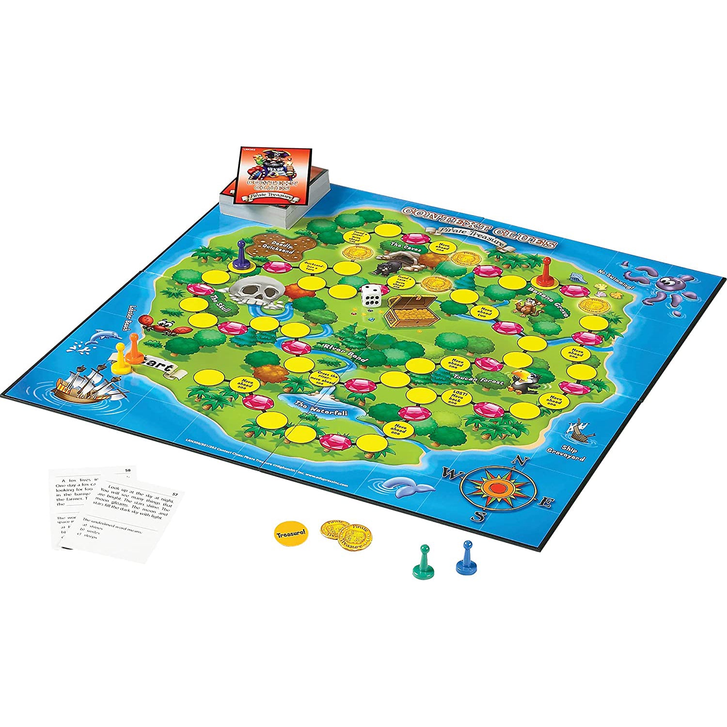 Learning Well Games Context Clues Pirate Treasure Game - Red Level 2.0-3.5 - Image 2