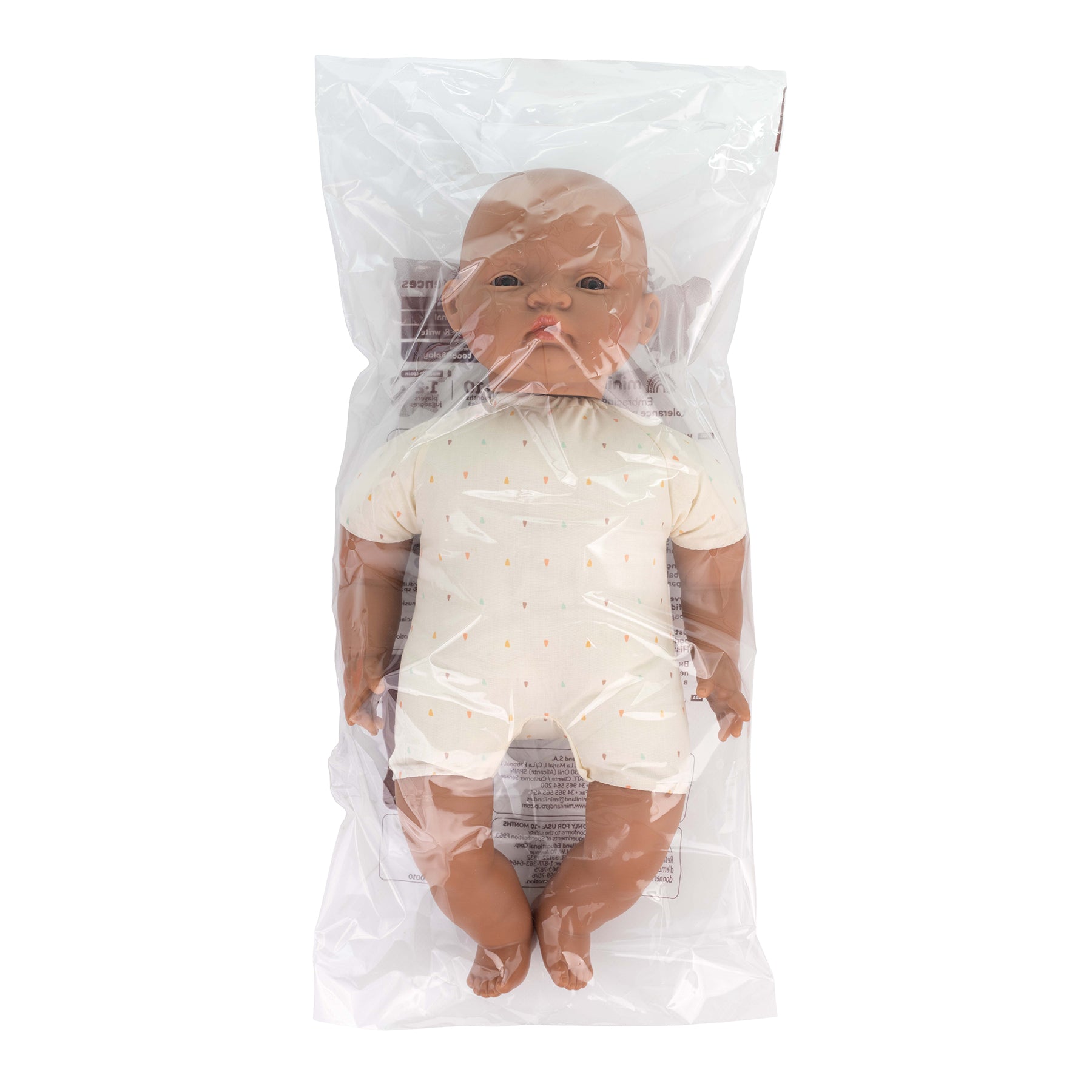 Miniland Soft Body 16-Inch Doll - Machine-Washable Onesie - Image 3