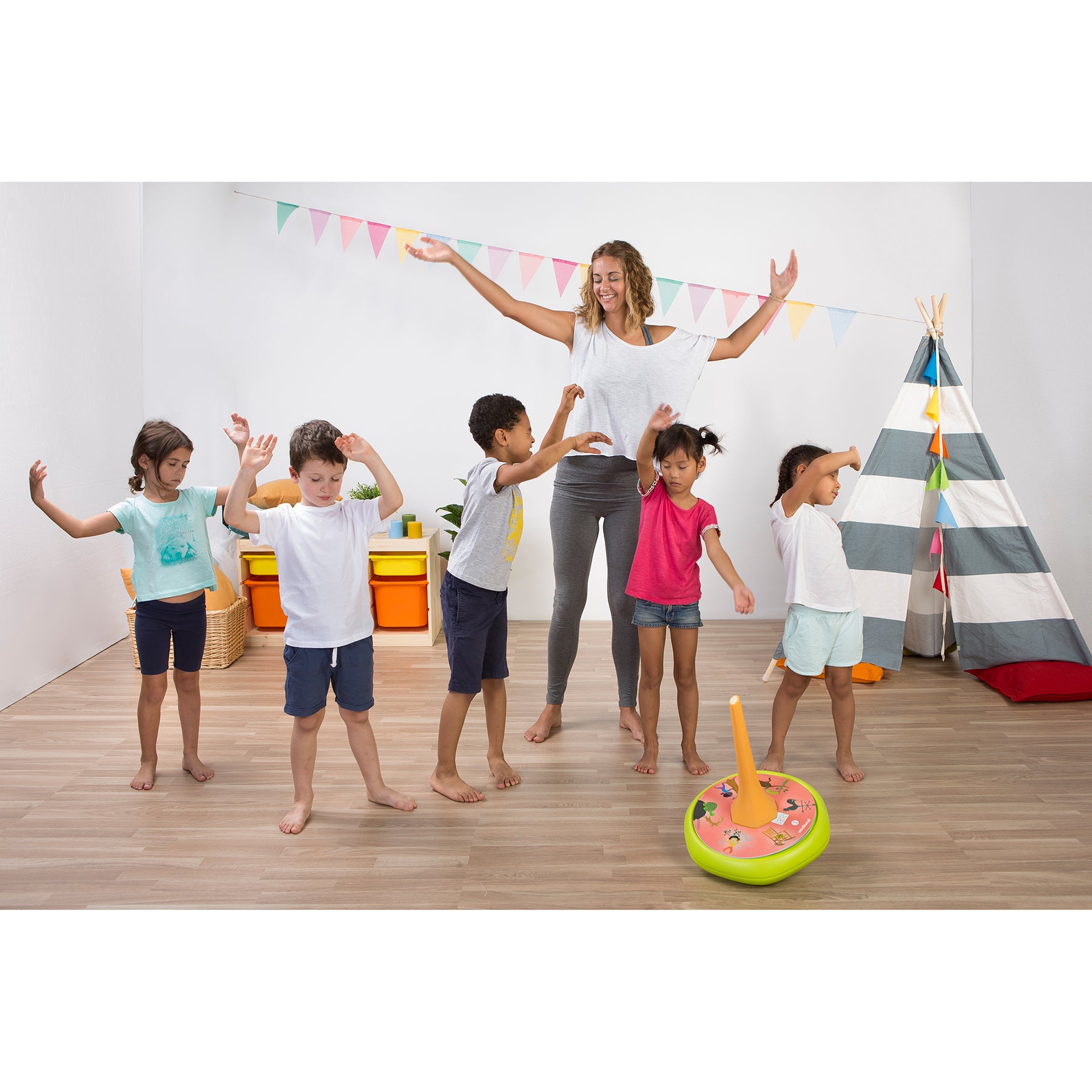 Miniland Mindful Kids - Giant Mindfulness Spinning Top - Multitheme - Image 6