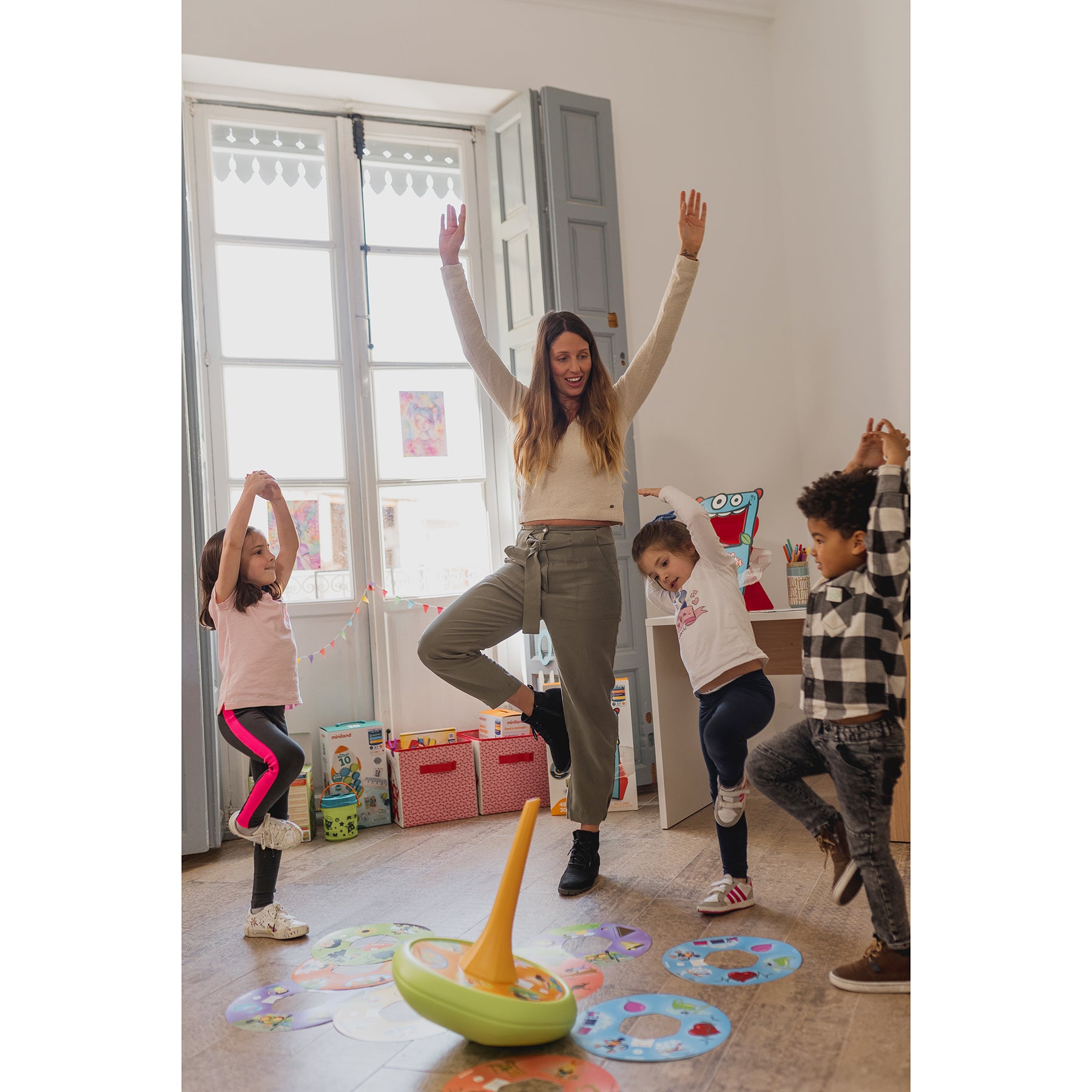 Miniland Mindful Kids - Giant Mindfulness Spinning Top - Multitheme - Image 7